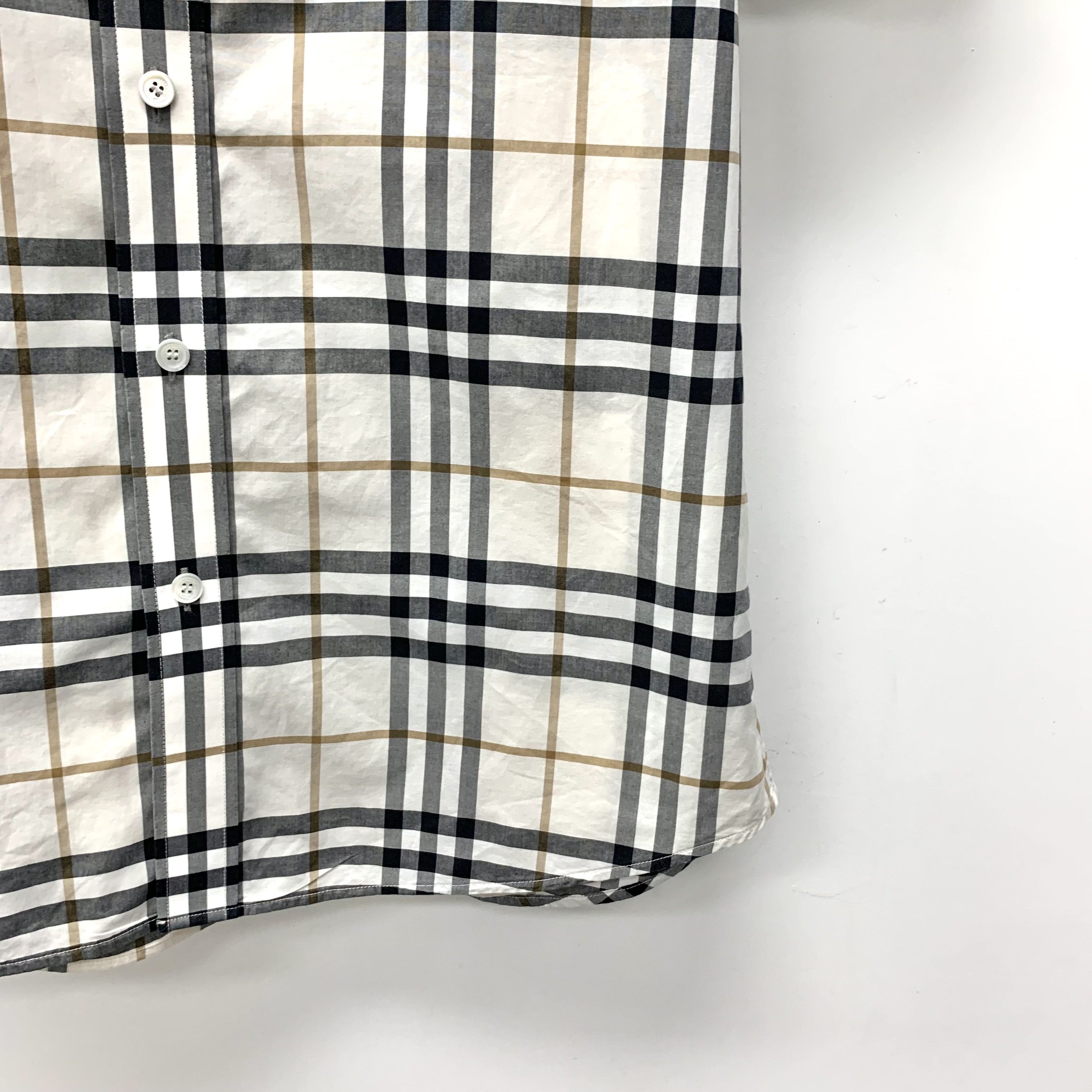 Burberry Burberry Cotton Shirt – Check Short Sleeve (Size M) Size US M / EU 48-50 / 2 - 5 Thumbnail