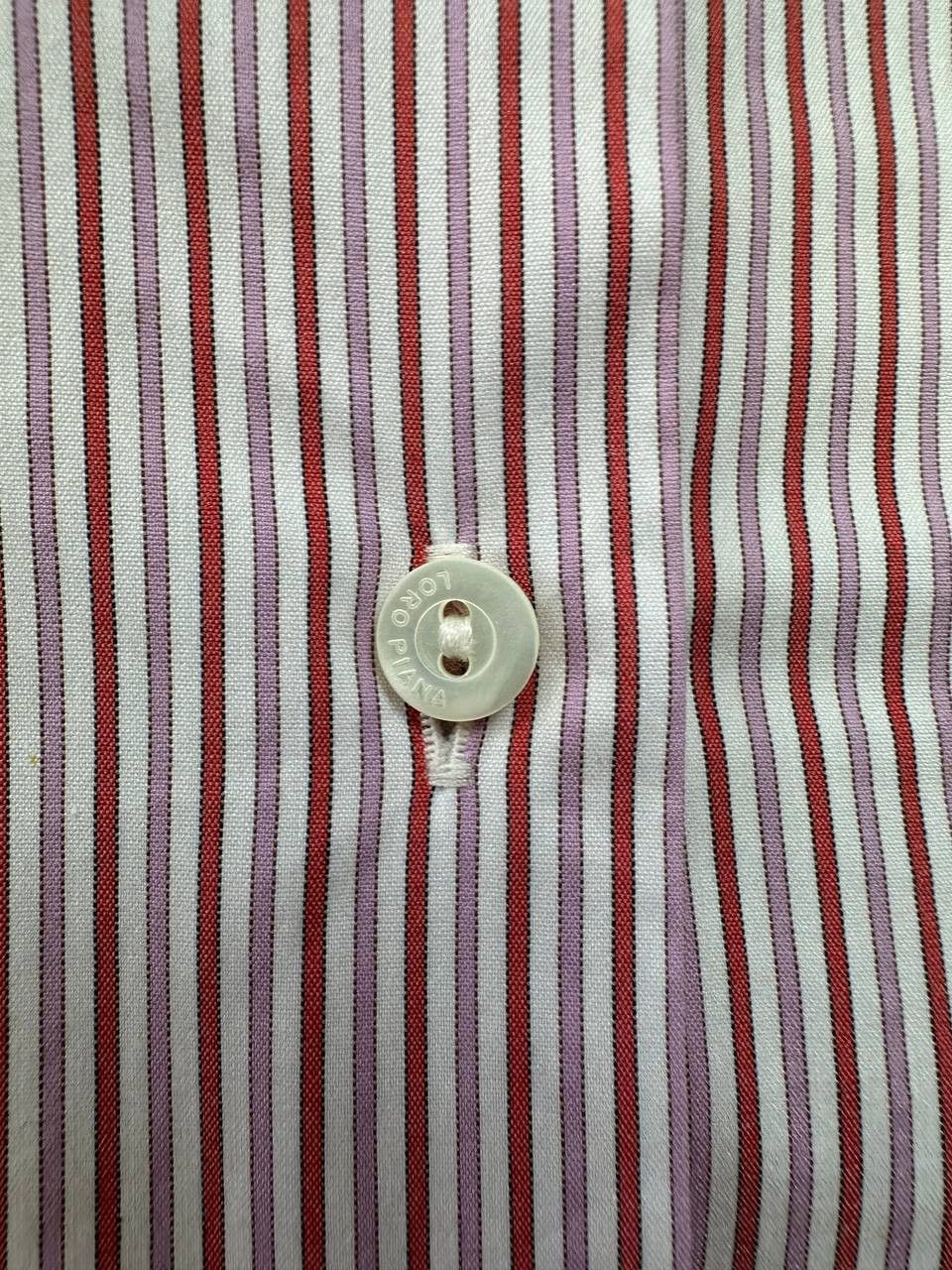 Loro Piana Loro Piana Button Up Shirt Striped Oxford Long Sleeve Size M / US 6-8 / IT 42-44 - 11 Thumbnail