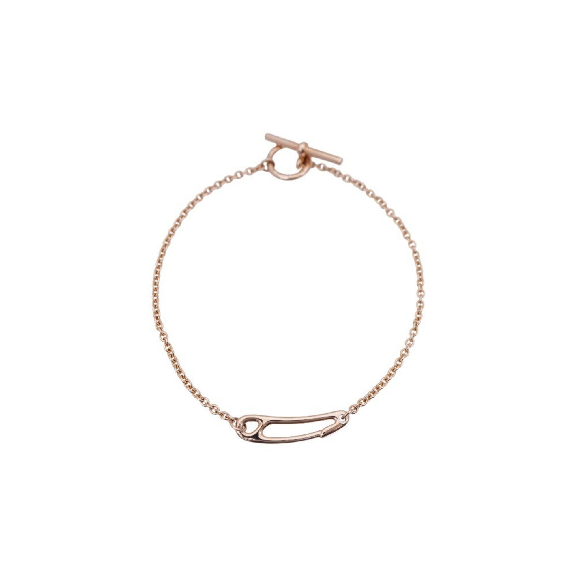 image of Hermes Chaine D'ancle Punk K18Pg Bracelet 750Pg Pink Gold 0034 Ladies 6A0034Ieg6, Women's