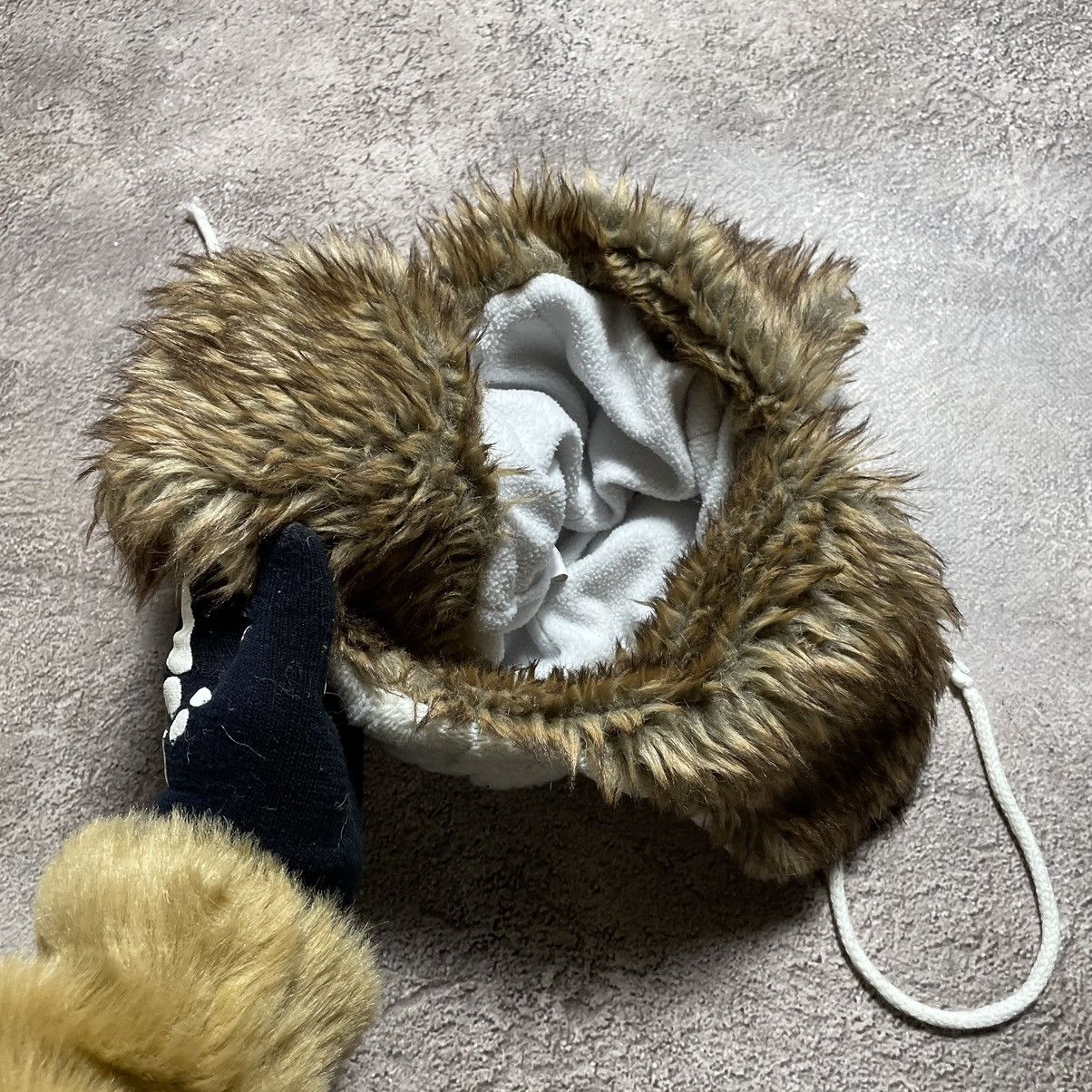 Vintage Vintage 90s Mohair Fuzzy Ushanka Beanie Alt Grunge Wool OS Size ONE SIZE - 5 Thumbnail