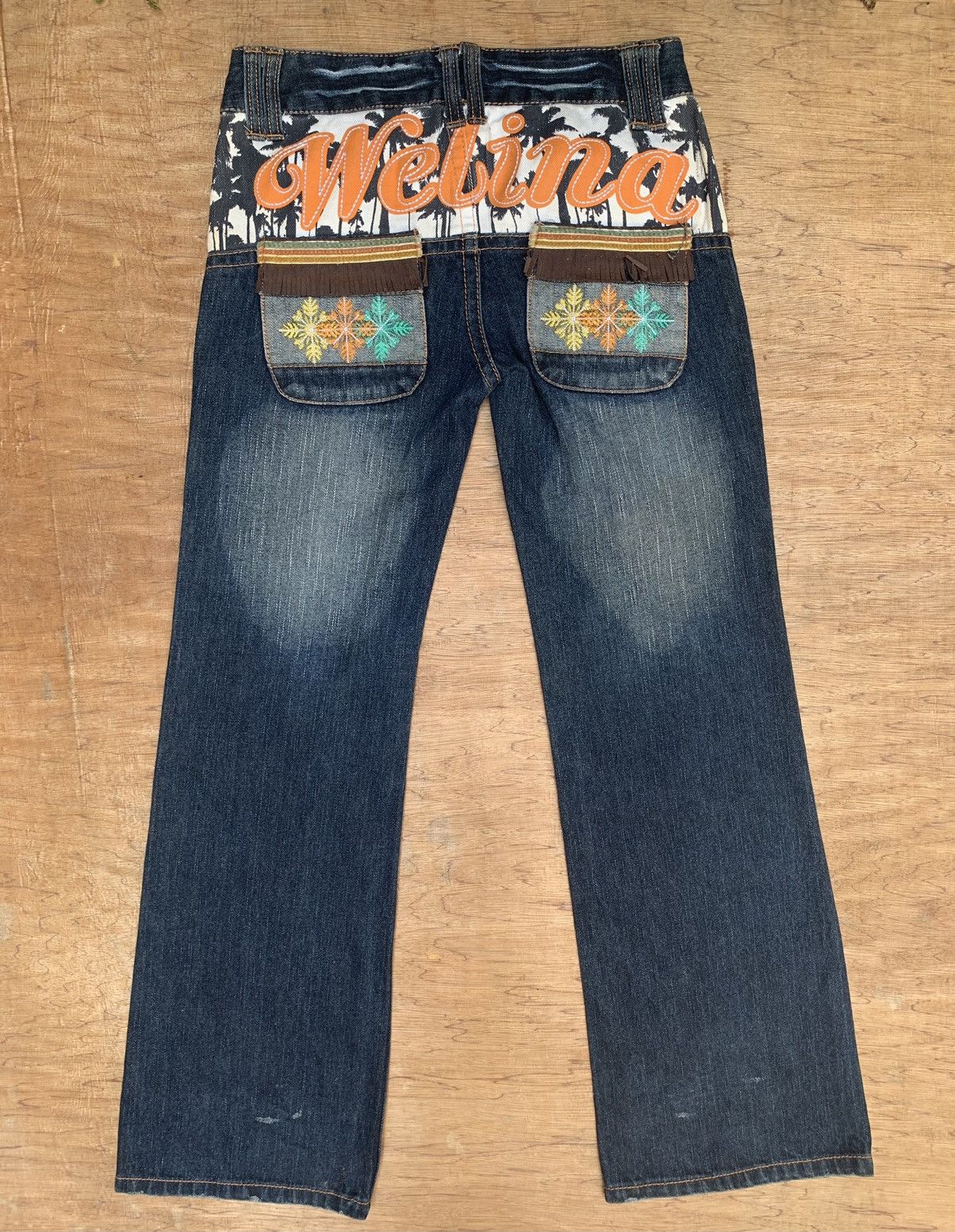 Hysteric Glamour × Japanese Brand × Vintage Blue Moon Blue Welina Flare Inspired by Hysteric Glamour Size US 29 - 11 Thumbnail