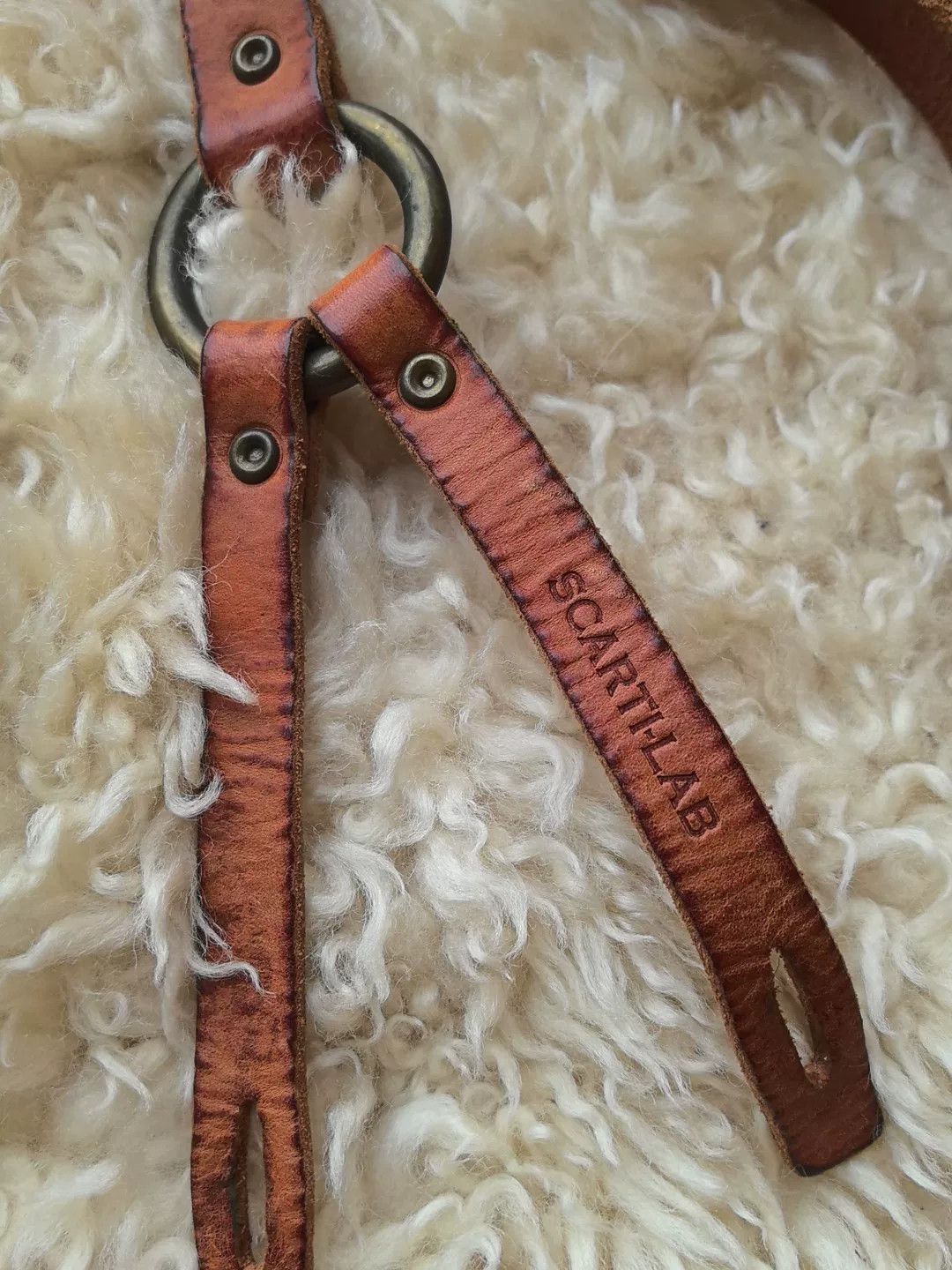 Scarti-Lab SCARTI-LAB Vintage Leather Strap Size 34 - 4 Thumbnail