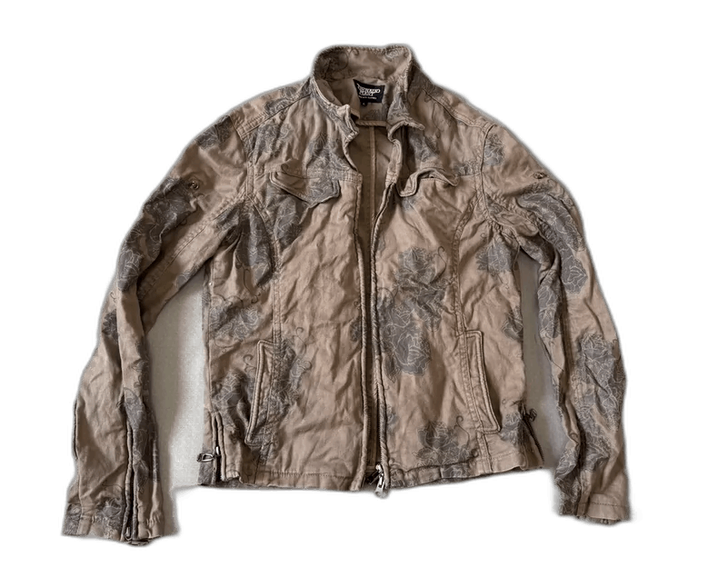 Yohji Yamamoto Vintage Tornado Mart Floral Jacket Outerwear Size US M / EU 48-50 / 2 - 1 Thumbnail