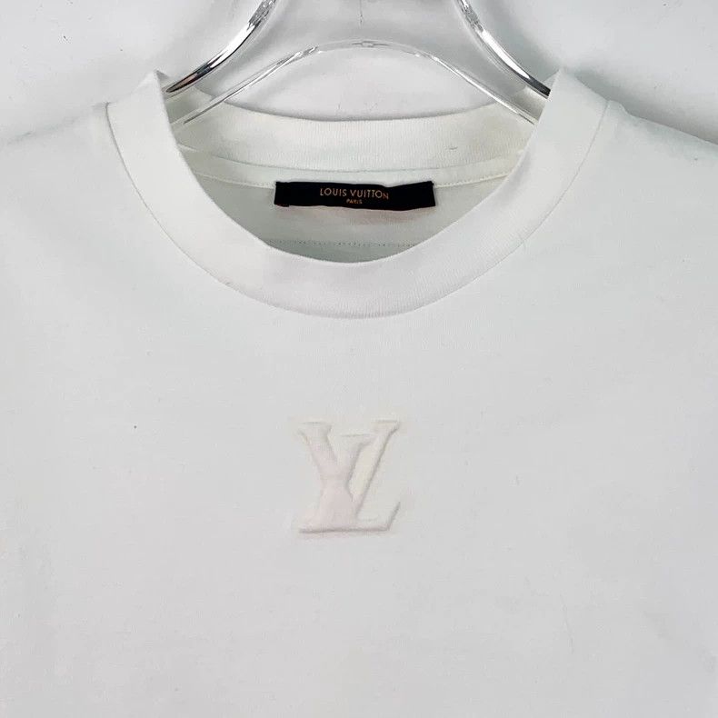 Louis Vuitton Louis Vuitton White cotton crewneck T-shirt Size US S / EU 44-46 / 1 - 4 Thumbnail