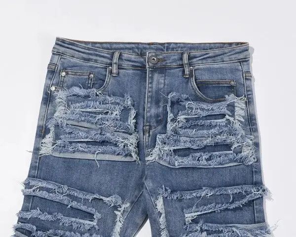 Vintage Fukuoka x Emi ripped fade flare damaged jeans Size US 32 / EU 48 - 5 Thumbnail