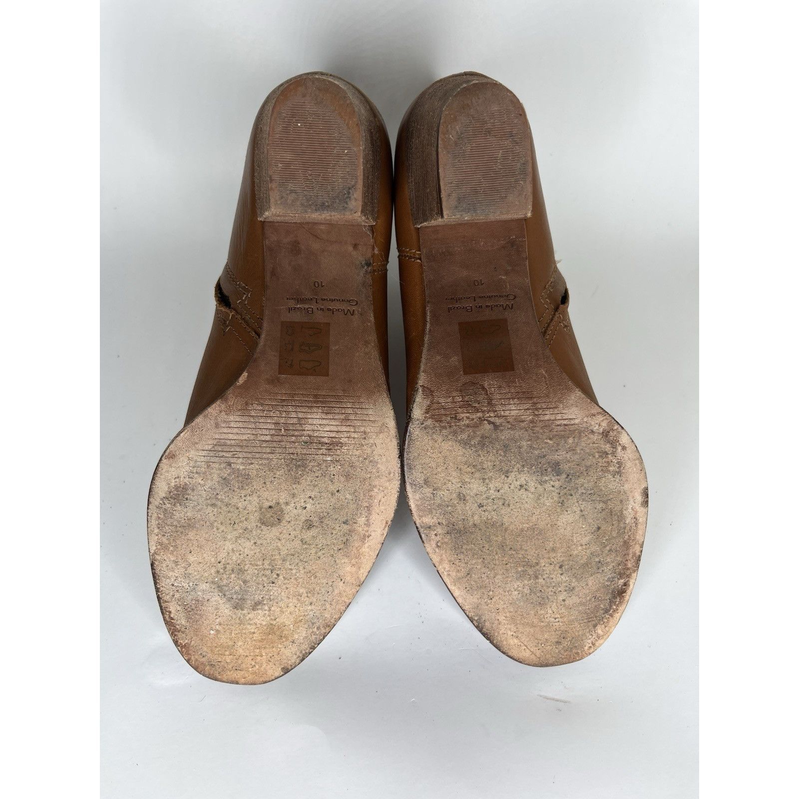 Madewell Madewell Brown Leather Side Zip Ankle Heel Booties Boots Wom Size US 10 / IT 40 - 10 Thumbnail