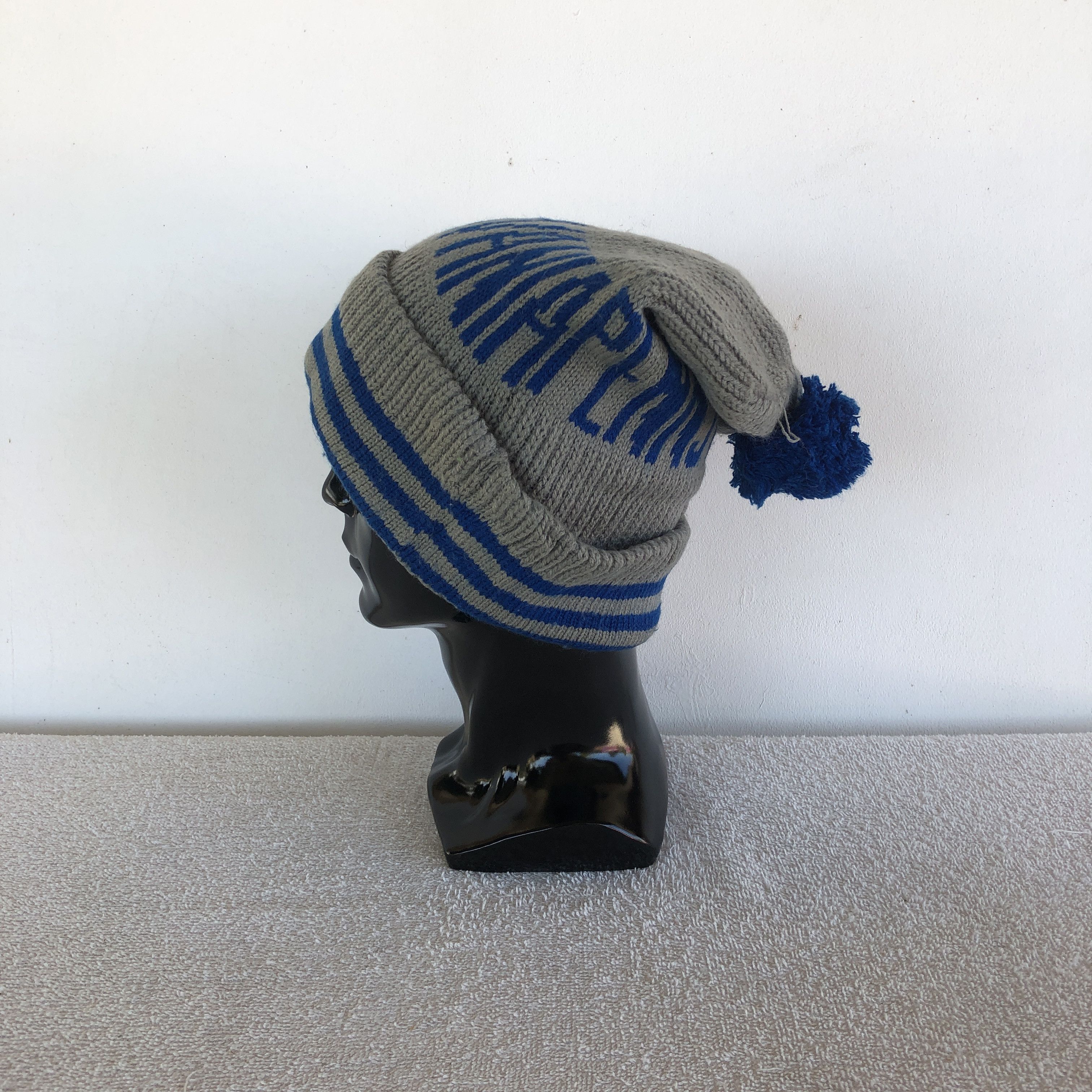 Japanese Brand Vintage Pennsylvania Humor Beanie Pom Pom Snow Caps Hats Size ONE SIZE - 4 Thumbnail