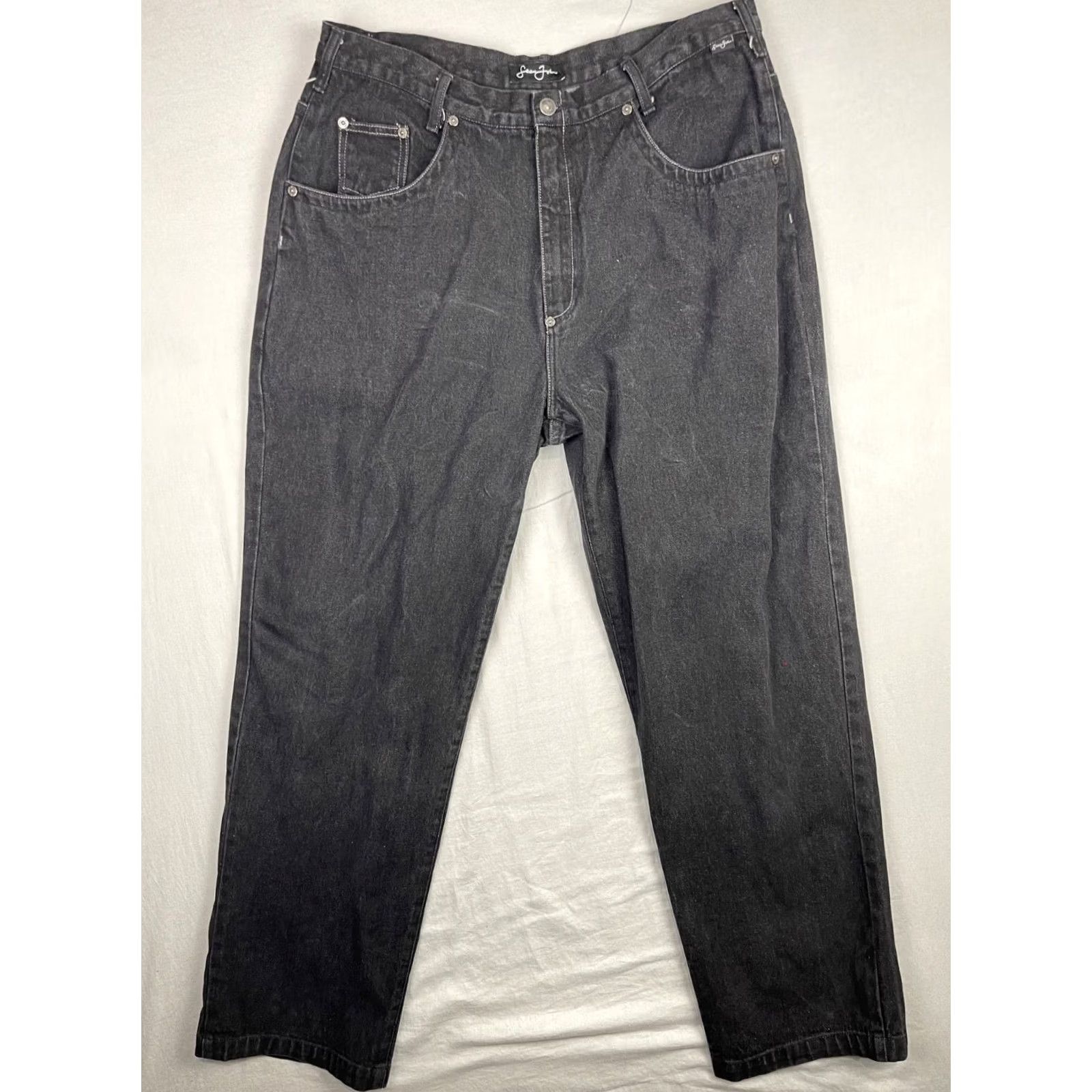 Sean John Sean John Jeans Mens 38 Fits 36x34 Baggy Denim Wide-Leg Vintage Hip Hop Jeans Men Size US 38 / EU 54 - 2 Thumbnail