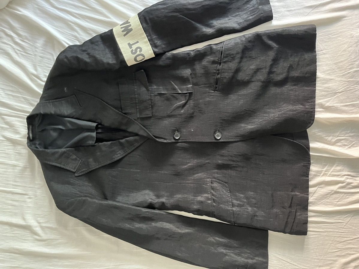 Yohji Yamamoto Yohji Yamamoto SS08 “Lost Way Home” Blazer Size 40L - 2 Thumbnail