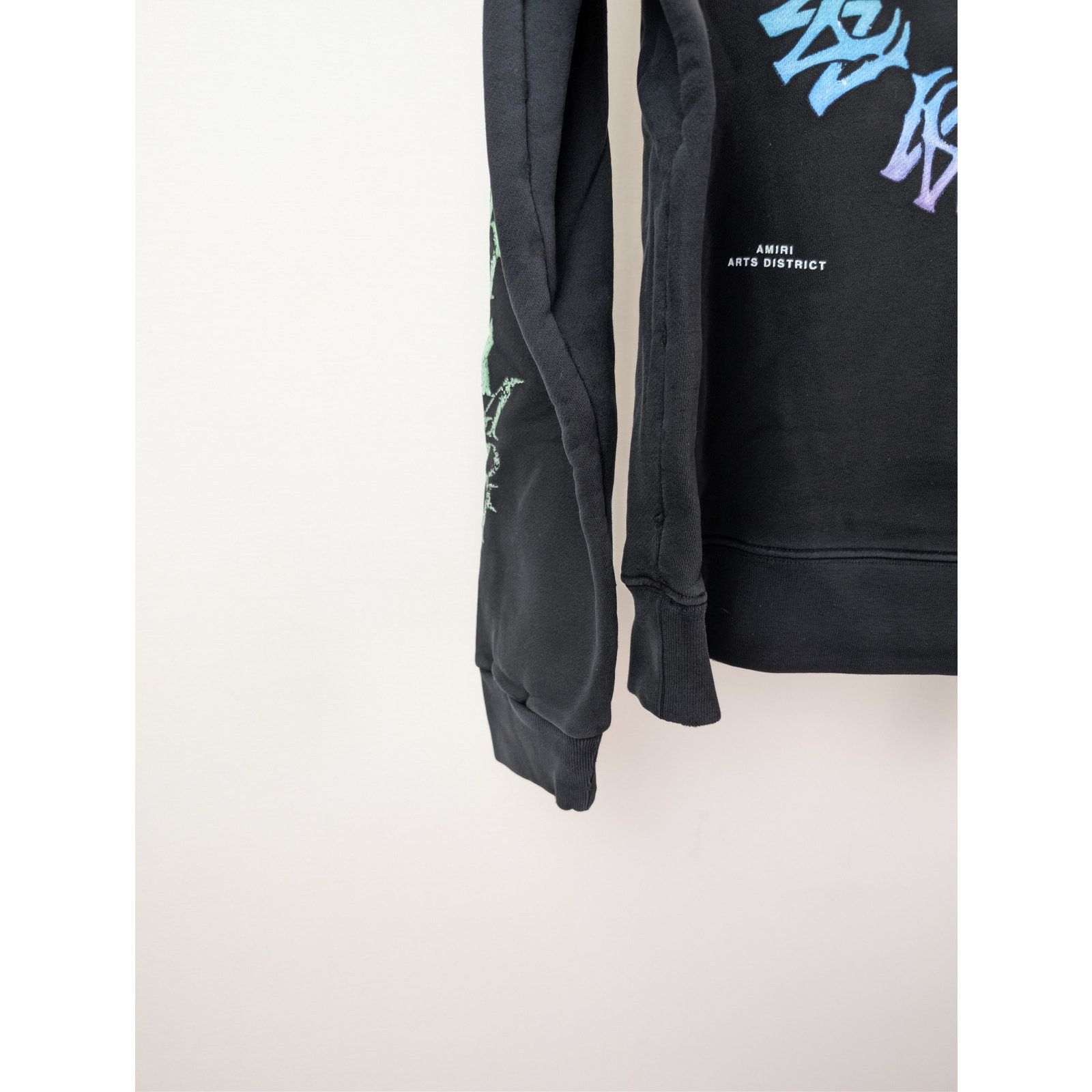 Amiri o1rshd1 Stacked Amiri Circle Logo Arts Hoodie in Black Size US M / EU 48-50 / 2 - 14 Thumbnail
