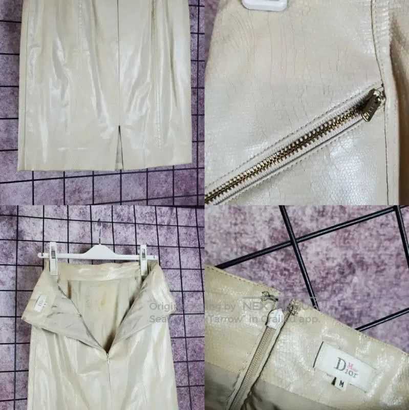 Dior Dior Spring Autumn Midi Skirt in Beige . Size 28" / US 6 / IT 42 - 6 Thumbnail