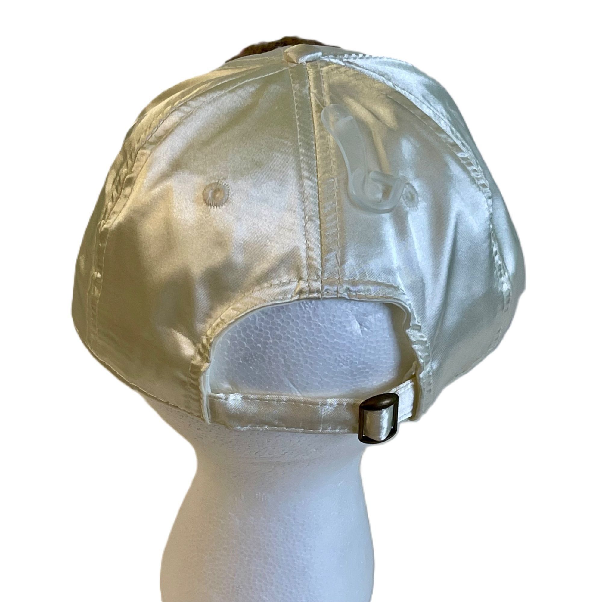 Handmade Crochet Trucker Style Hat w/ Granny Square Paw Print Adjusta Size ONE SIZE - 4 Thumbnail