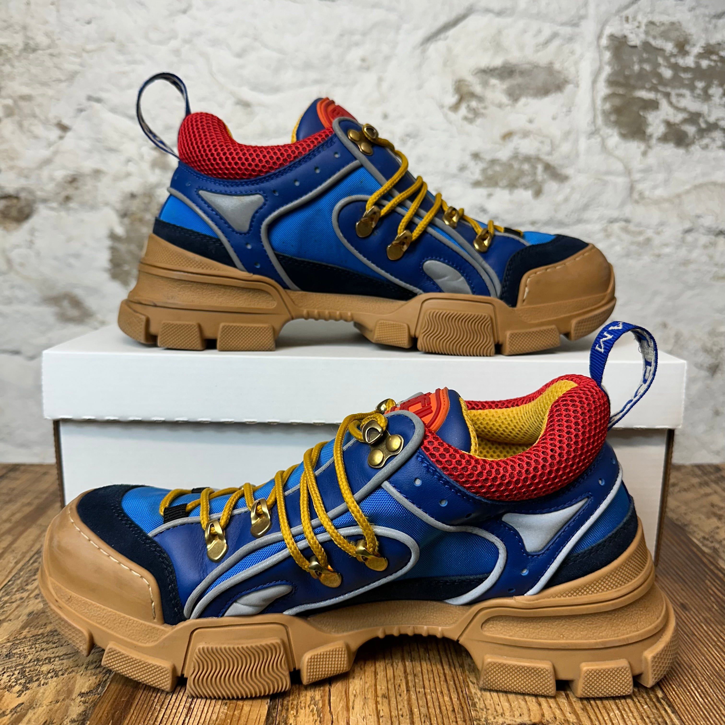 Gucci Gucci Flashtrek Red Blue Brown Boot Sneaker Sz 7 Size US 7 / EU 40 - 2 Thumbnail