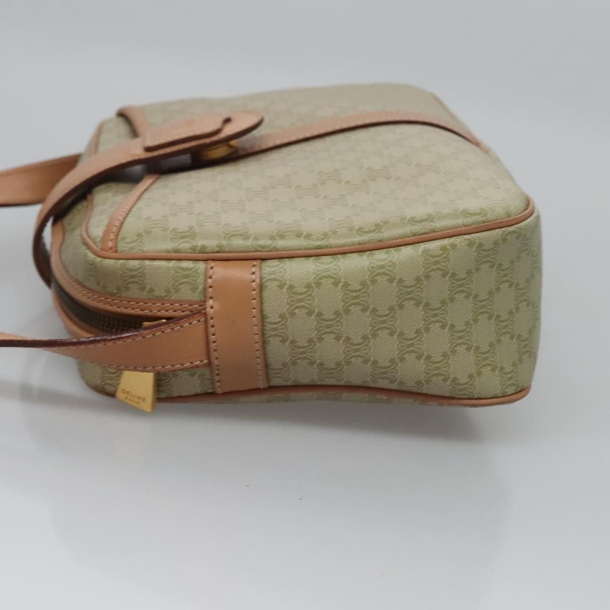 Celine CELINE Macadam Canvas Shoulder Bag Beige Gold Size ONE SIZE - 5 Thumbnail