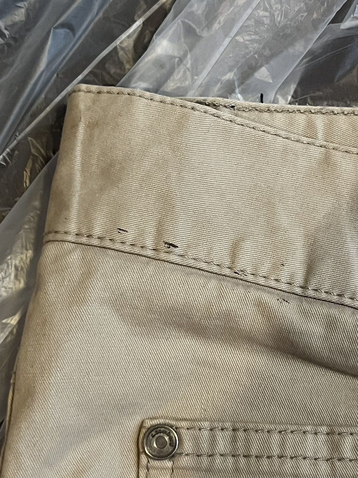 Japanese Brand S. Comberti Beige Straight-Leg Trousers Size US 36 / EU 52 - 8 Thumbnail