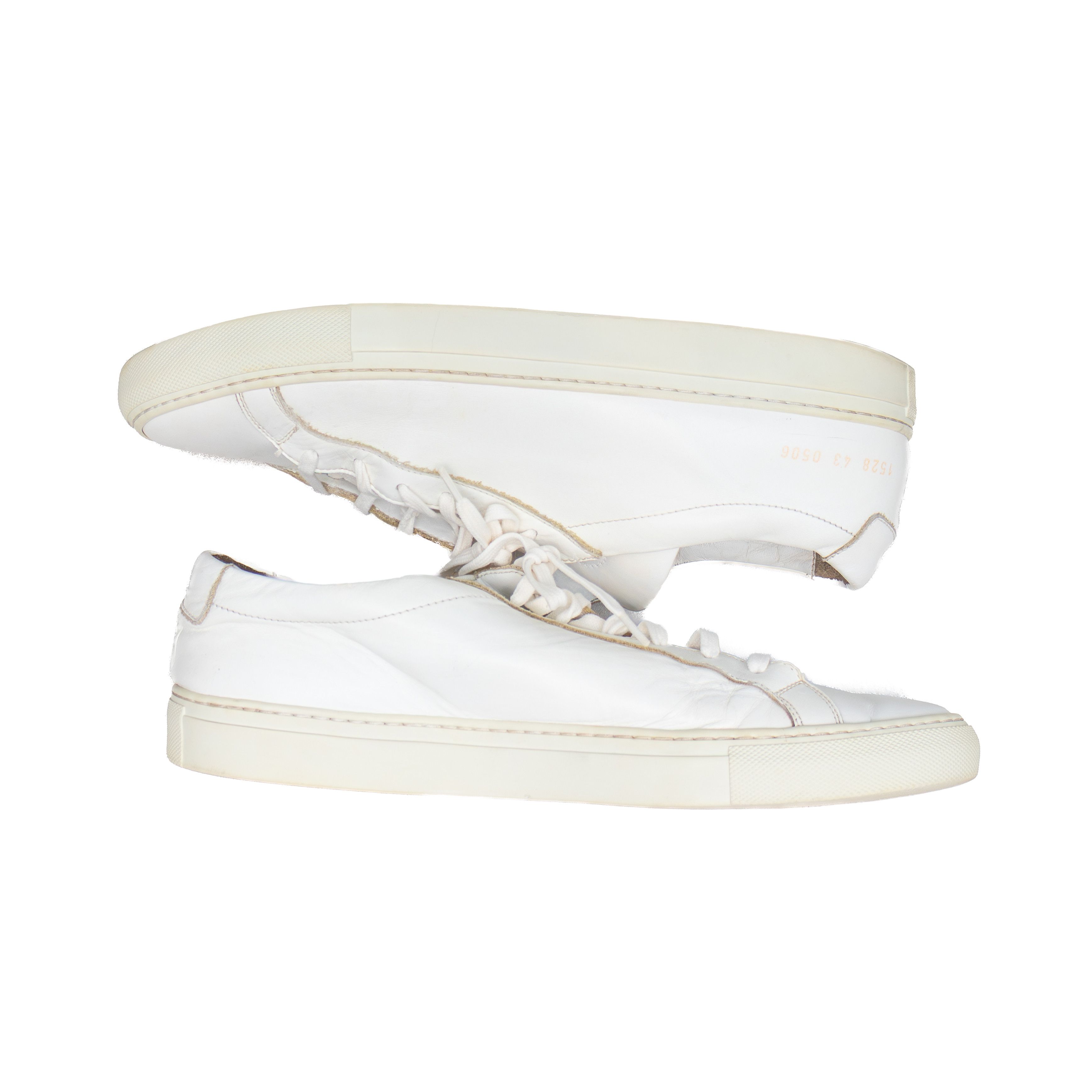Common Projects Common Projects Low White Leather Sneakers EU 43 / US 10 Size US 10 / EU 43 - 7 Thumbnail