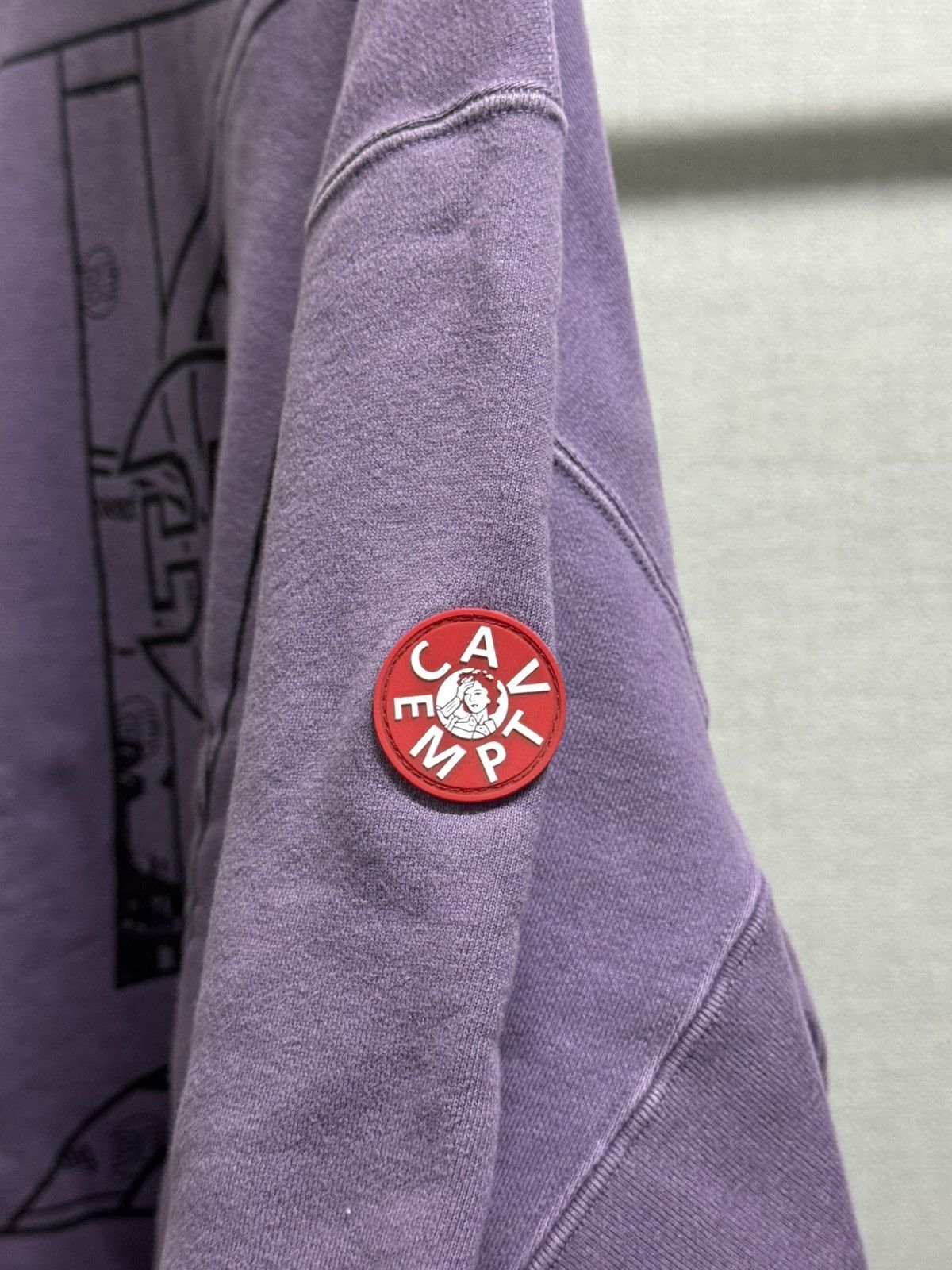 Cav Empt Cav Empt Overdyed Purple Sweatshirt Size US XL / EU 56 / 4 - 3 Thumbnail