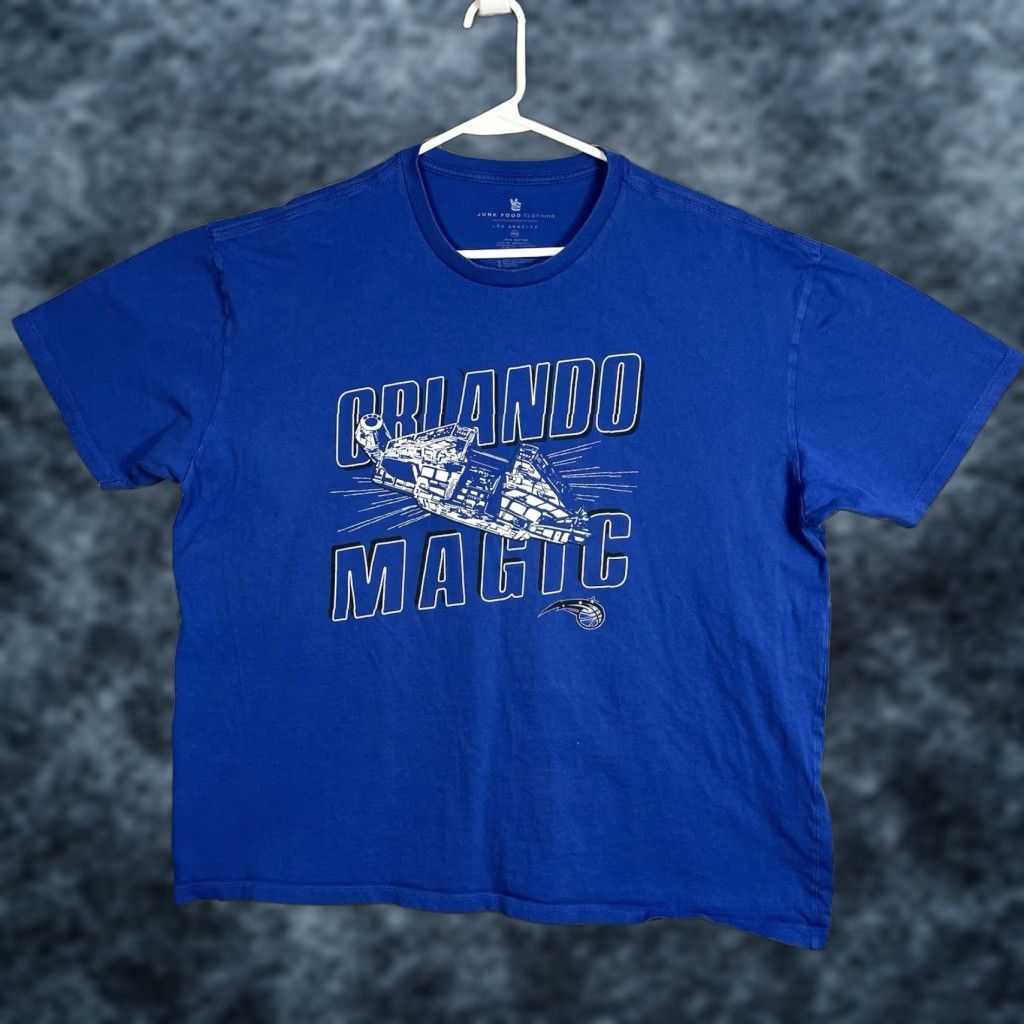 Junk Food VINTAGE Star Wars Orlando Magic T Shirt Adult 2XL Blue Mens Sports Movie Retro Size US XXL / EU 58 / 5 - 1 Thumbnail