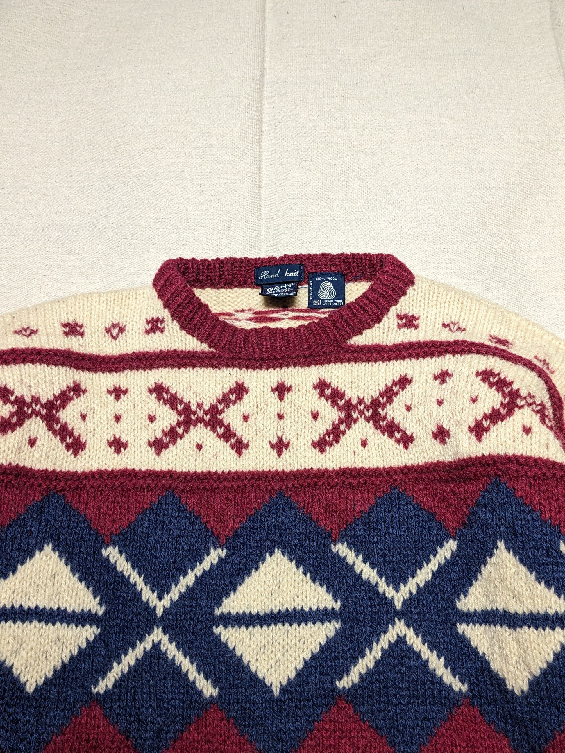 Gant Vintage Gant Hand knit Sweater men's M Size US M / EU 48-50 / 2 - 4 Thumbnail
