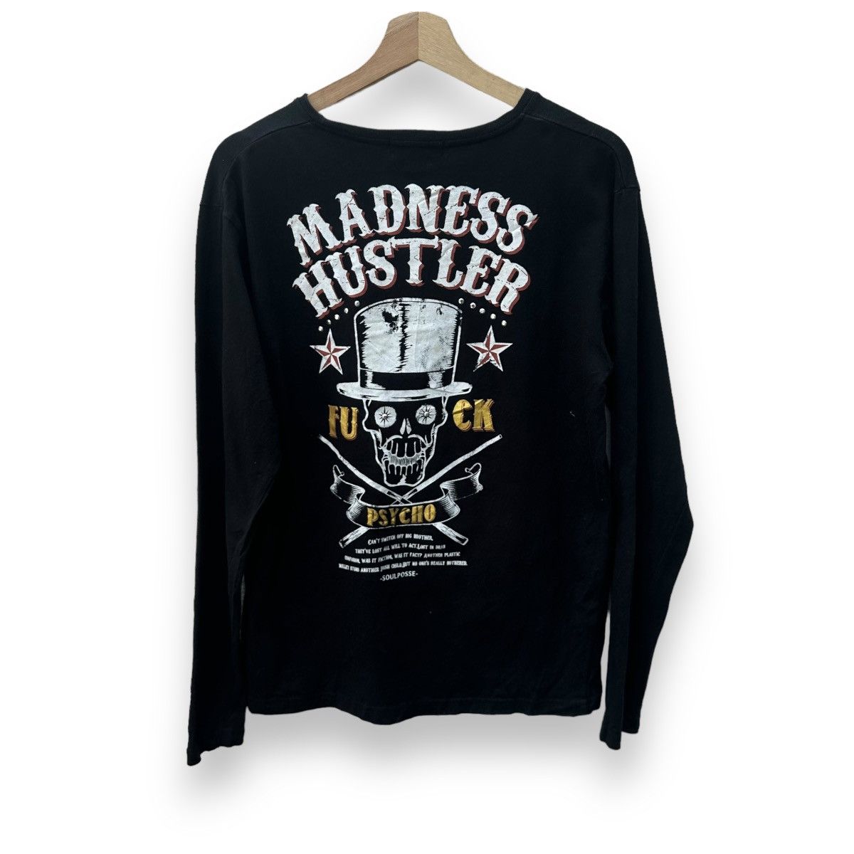 Japanese Brand Madness hustle ‘ FUCK PSYCHO ’ Size US S / EU 44-46 / 1 - 1 Thumbnail