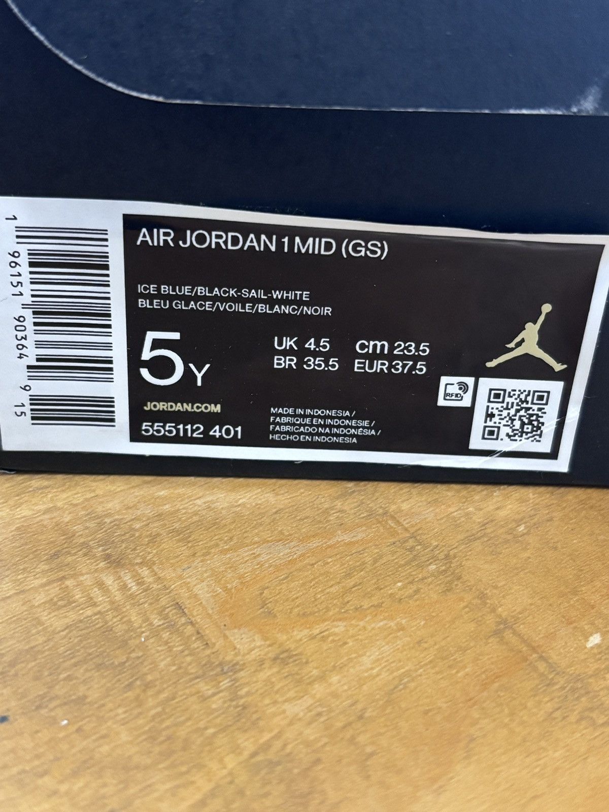Jordan Brand Air Jordan 1 Mid Size US 6.5 / IT 36.5 - 10 Thumbnail