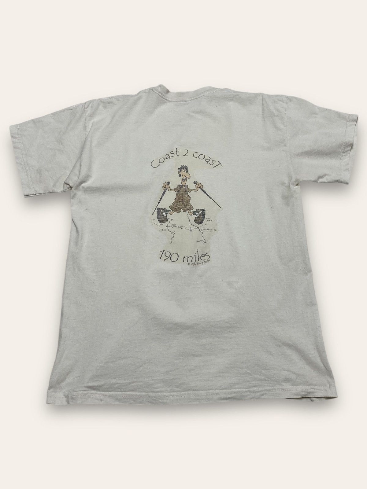 Other 2004 Vintage COAST 2 COAST Ugly Sheep 17 Miles Tee Hiker Size US M / EU 48-50 / 2 - 1 Thumbnail