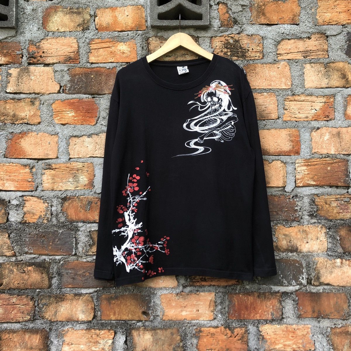 Japanese Brand Vintage Japanese Brand Sukajan Geisha Art Longsleeve Size US L / EU 52-54 / 3 - 1 Thumbnail