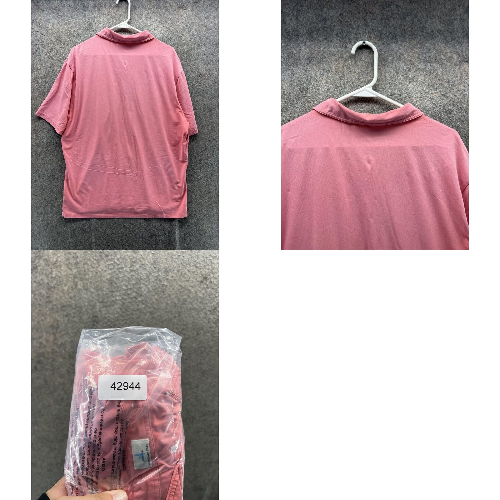 johnnie-O Johnnie-O Hangin' Out Polo Shirt Mens L Pink Pocket Stretch Short Sleeve Casual Size US L / EU 52-54 / 3 - 8 Thumbnail