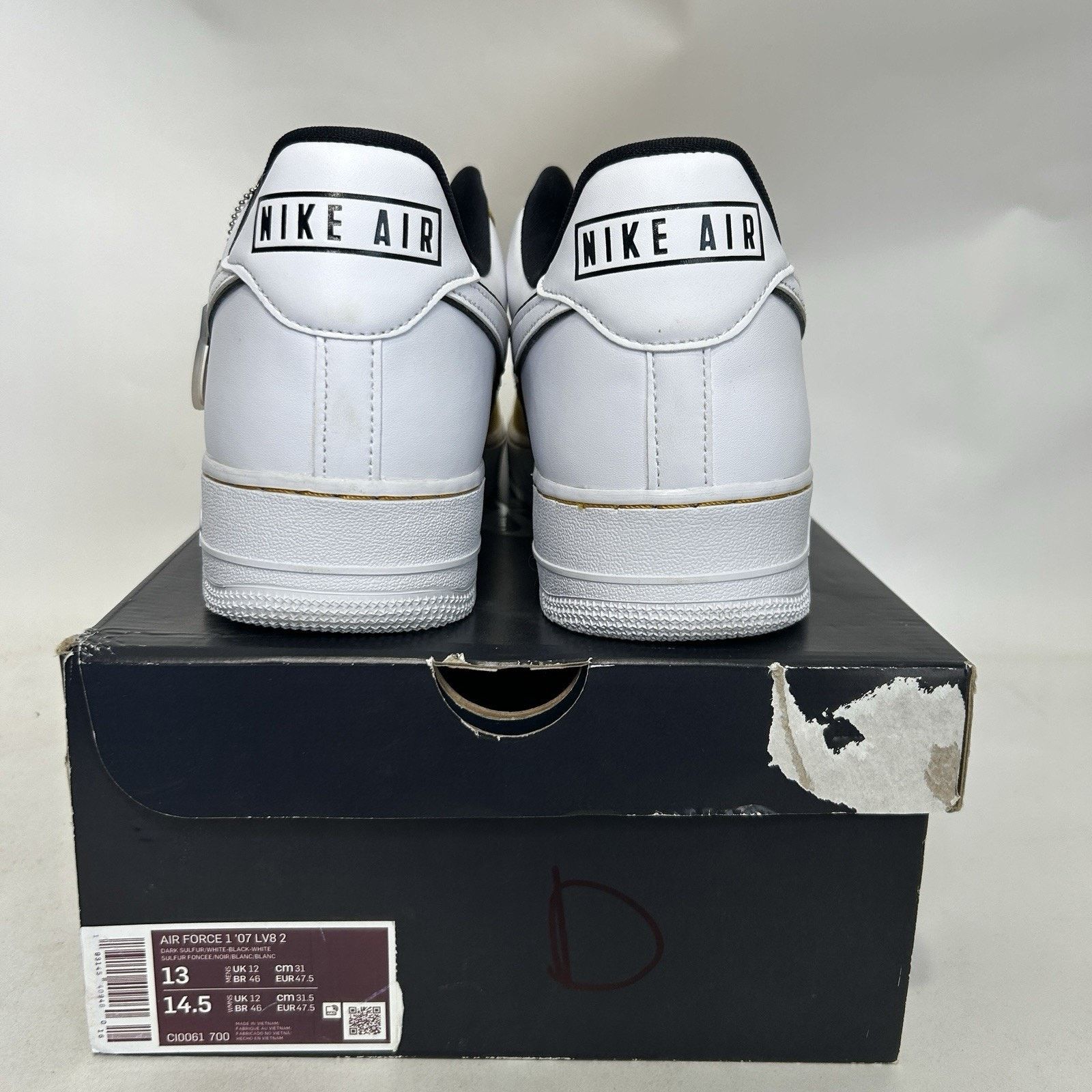 Nike Nike Air Force 1 Low '07 LV8 “Dark Sulfur” CI0061-700 Size US 13 / EU 46 - 4 Thumbnail