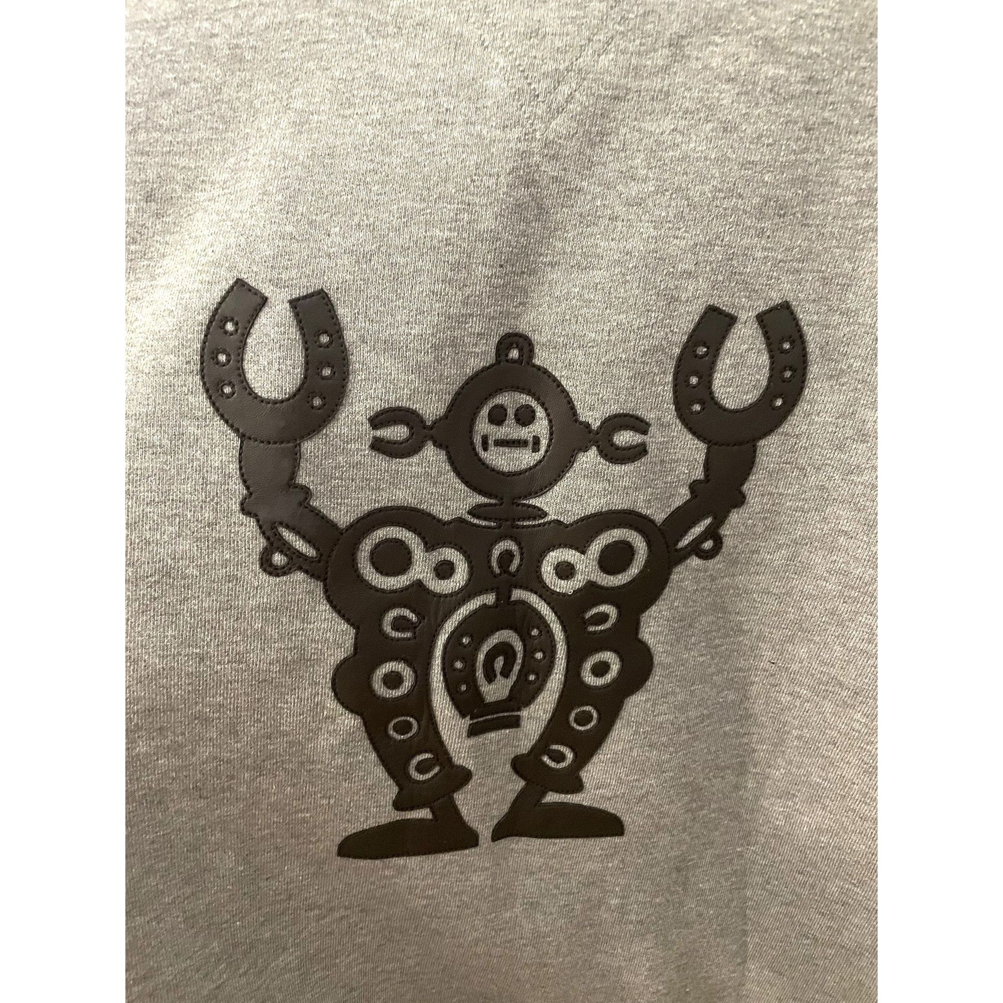 Hermes Hermes Gray Crewneck Sweatshirt W/ Black Robot Horseshoe Gra Size US M / EU 48-50 / 2 - 3 Thumbnail