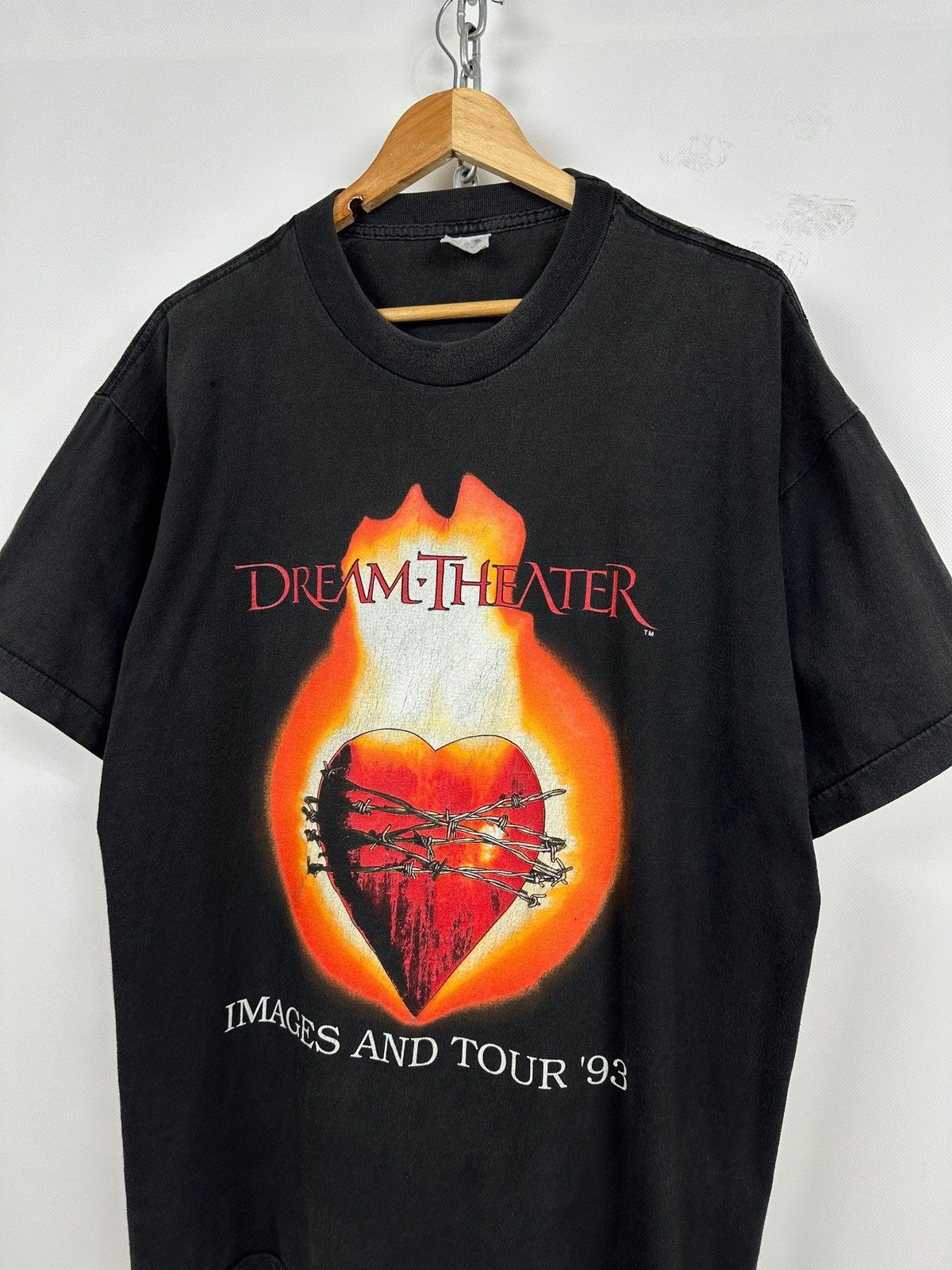 Band Tees 1993 Vintage Dream Theater Images And European Tour T-Shirt Size US XL / EU 56 / 4 - 4 Thumbnail
