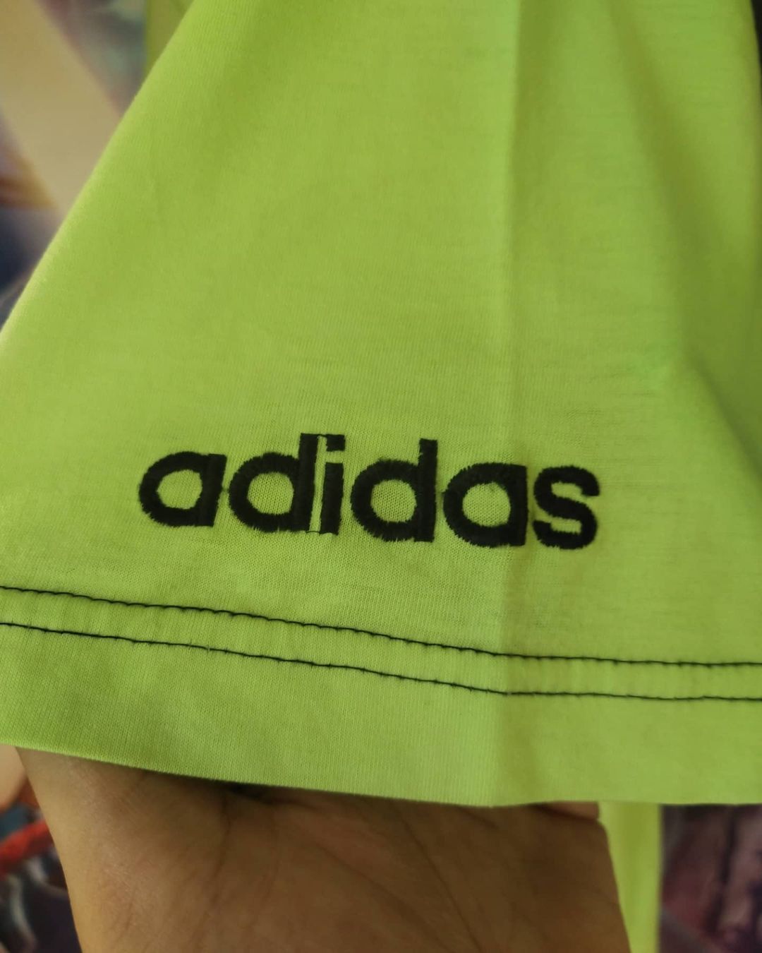 Adidas × Vintage Vintage Adidas Pro Beach Trefoil Yellow Tee Size US L / EU 52-54 / 3 - 4 Thumbnail