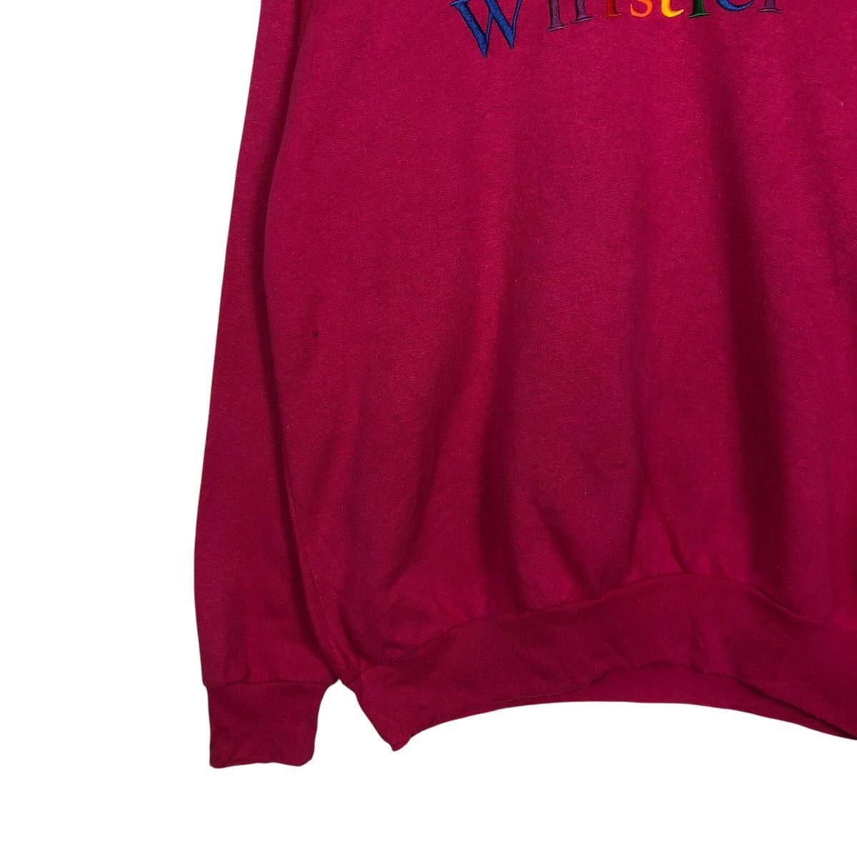 Japanese Brand × Vintage 📌Vintage Sweatshirt Whistler Canada Big Logo Embroidered Size US L / EU 52-54 / 3 - 5 Thumbnail