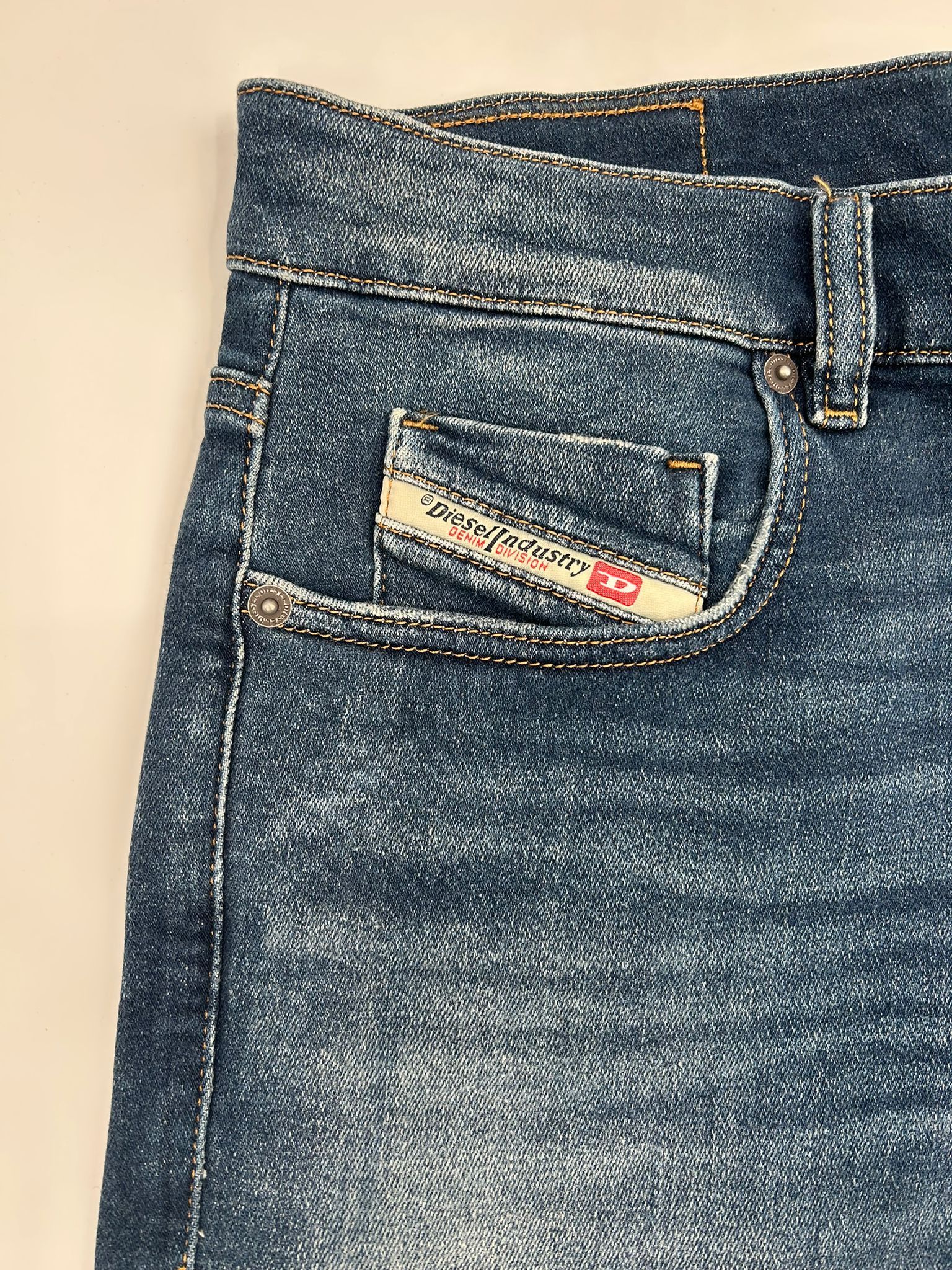 Diesel Diesel D-Strukt Skinny Fit Blue Joggers Denim Jeans Size US 30 / EU 46 - 2 Thumbnail