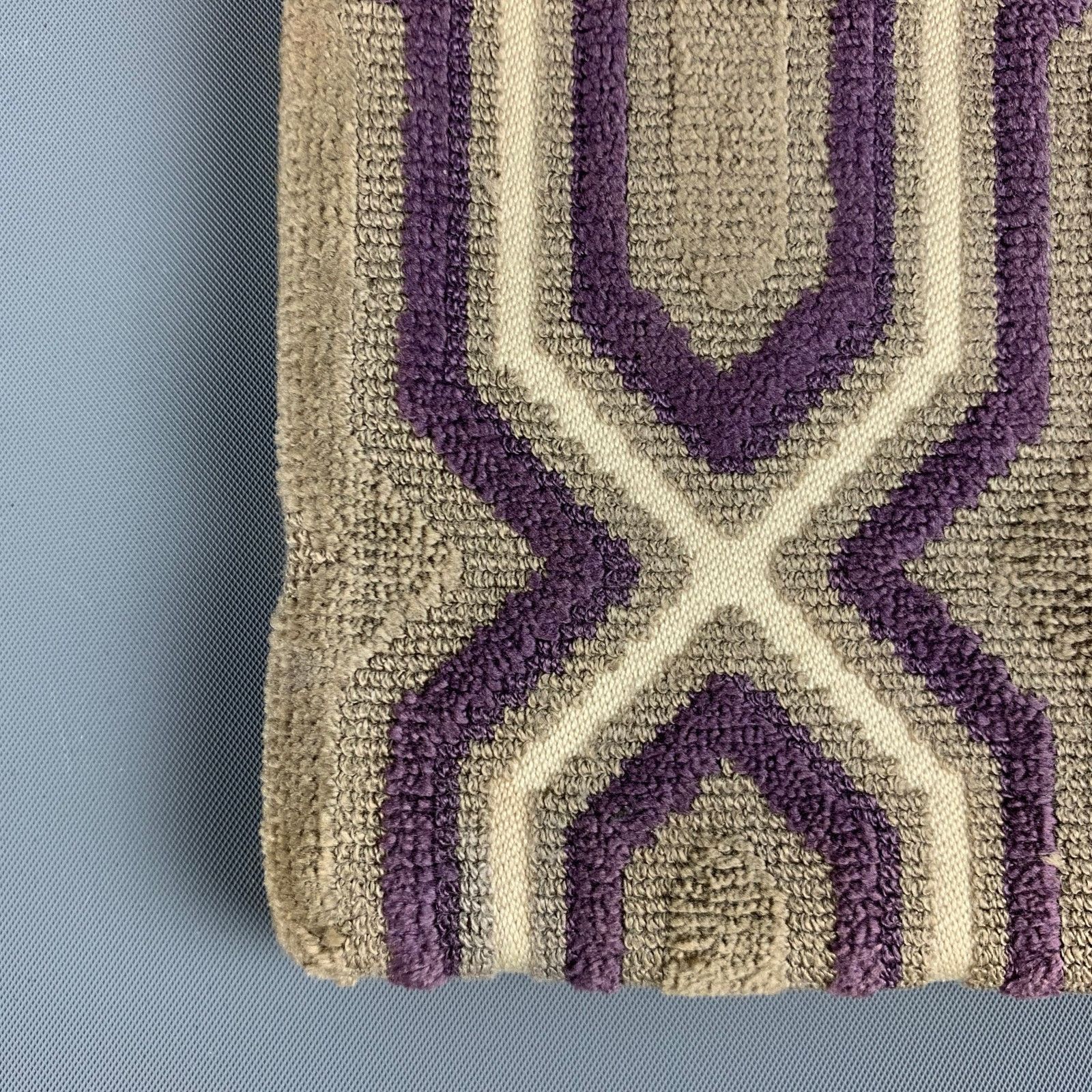 Vintage VINTAGE Purple Sage Textured Fabric Handbag & Leather Goods Size ONE SIZE - 2 Thumbnail