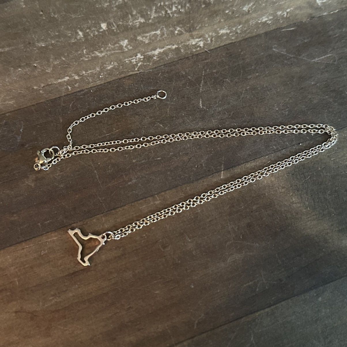 Other Gold tone New York State pendant necklace Size ONE SIZE - 2 Thumbnail