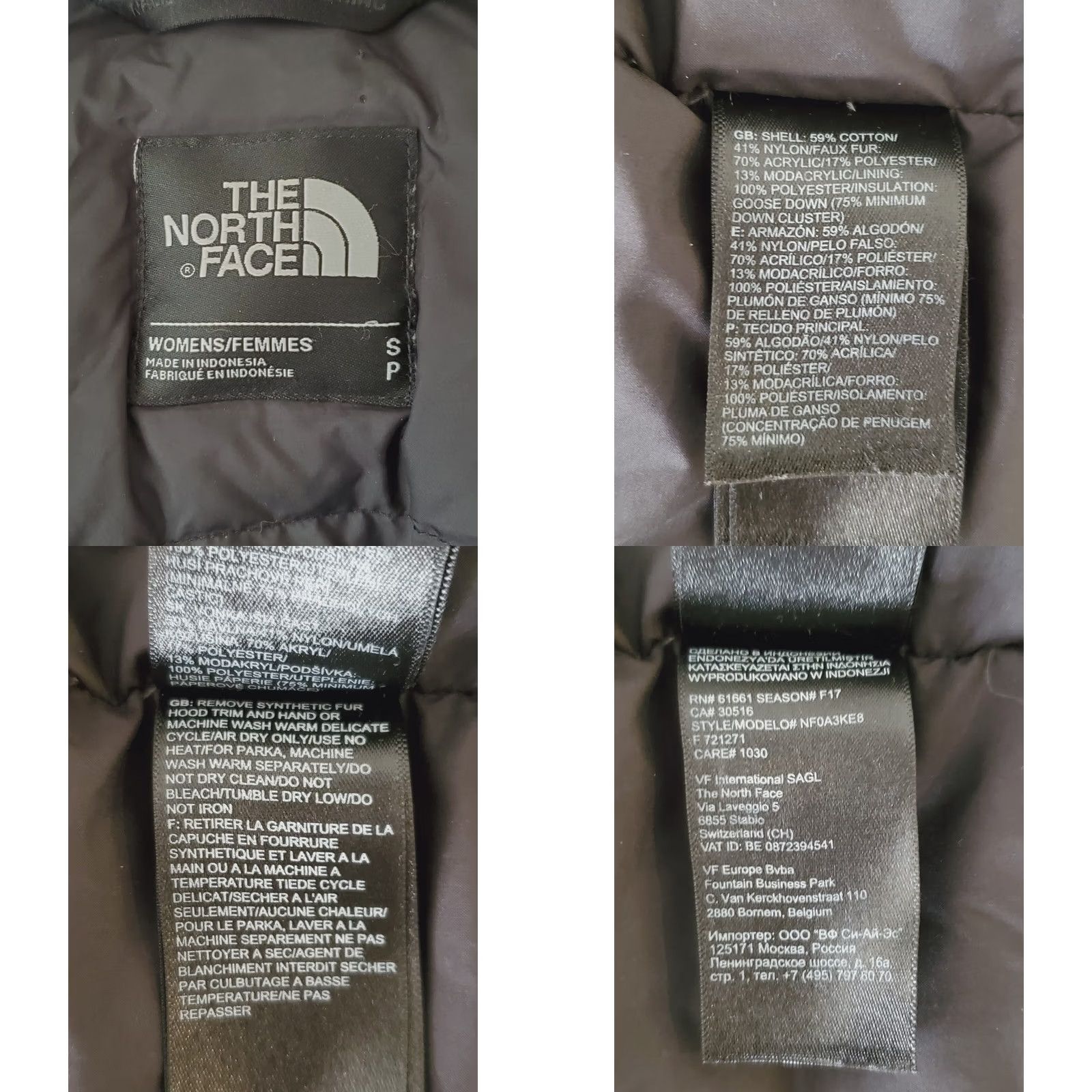 The North Face The North Face Arctic Parka Jacket Womens S Black DryVent 550 Down Faux Fur Hood Windproof Waterproof Pockets Size S / US 4 / IT 40 - 8 Thumbnail