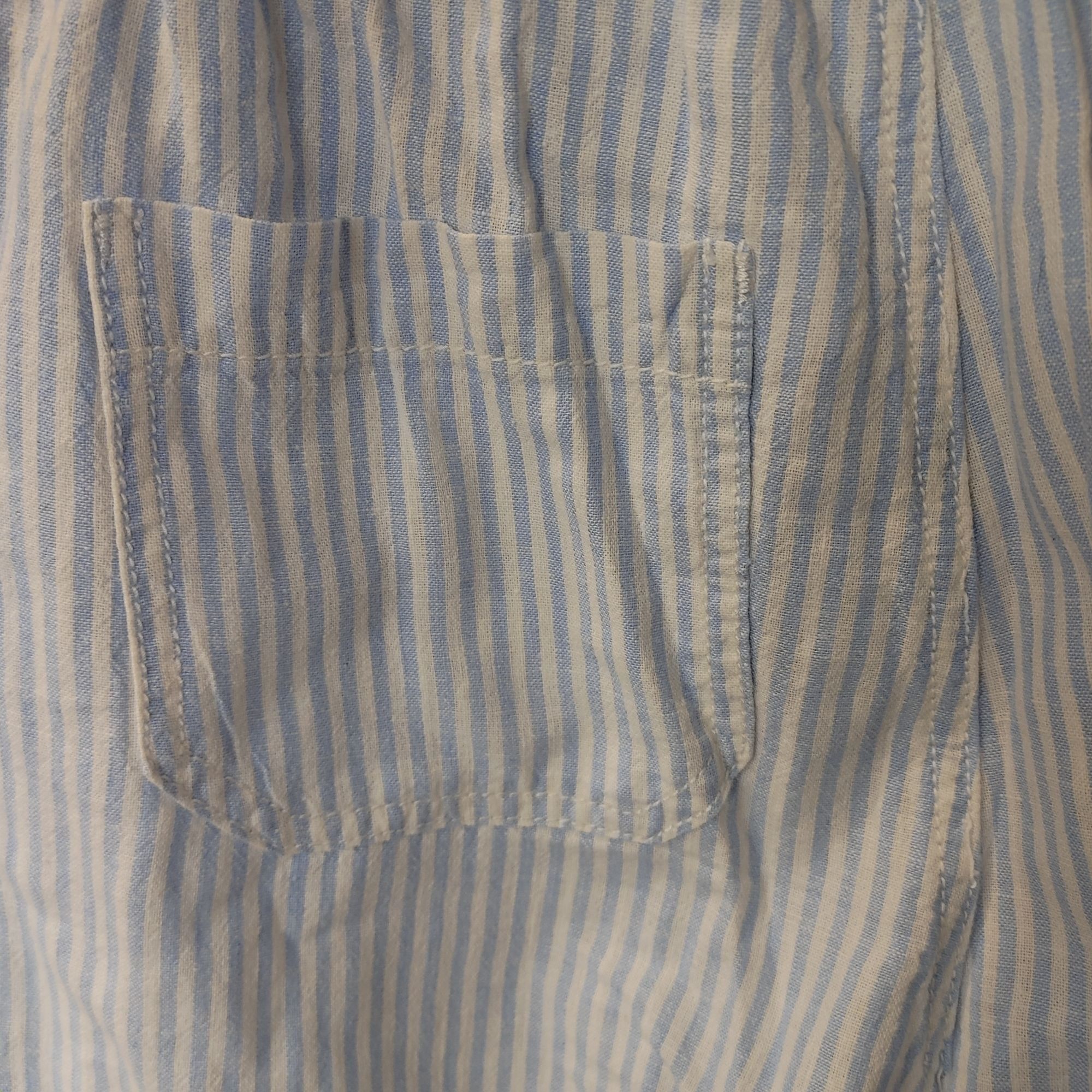 Anthropologie Anthropologie Women's Light Blue & White Striped Pajama Pant Size 25" / US 0 / IT 36 - 3 Thumbnail