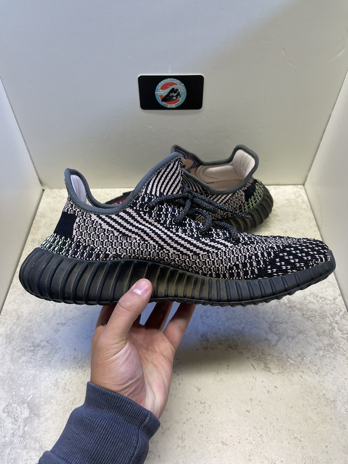 Adidas Size 9 - Adidas Yeezy Boost 350 V2 Yecheil Non-Reflective Size US 9 / EU 42 - 2 Thumbnail