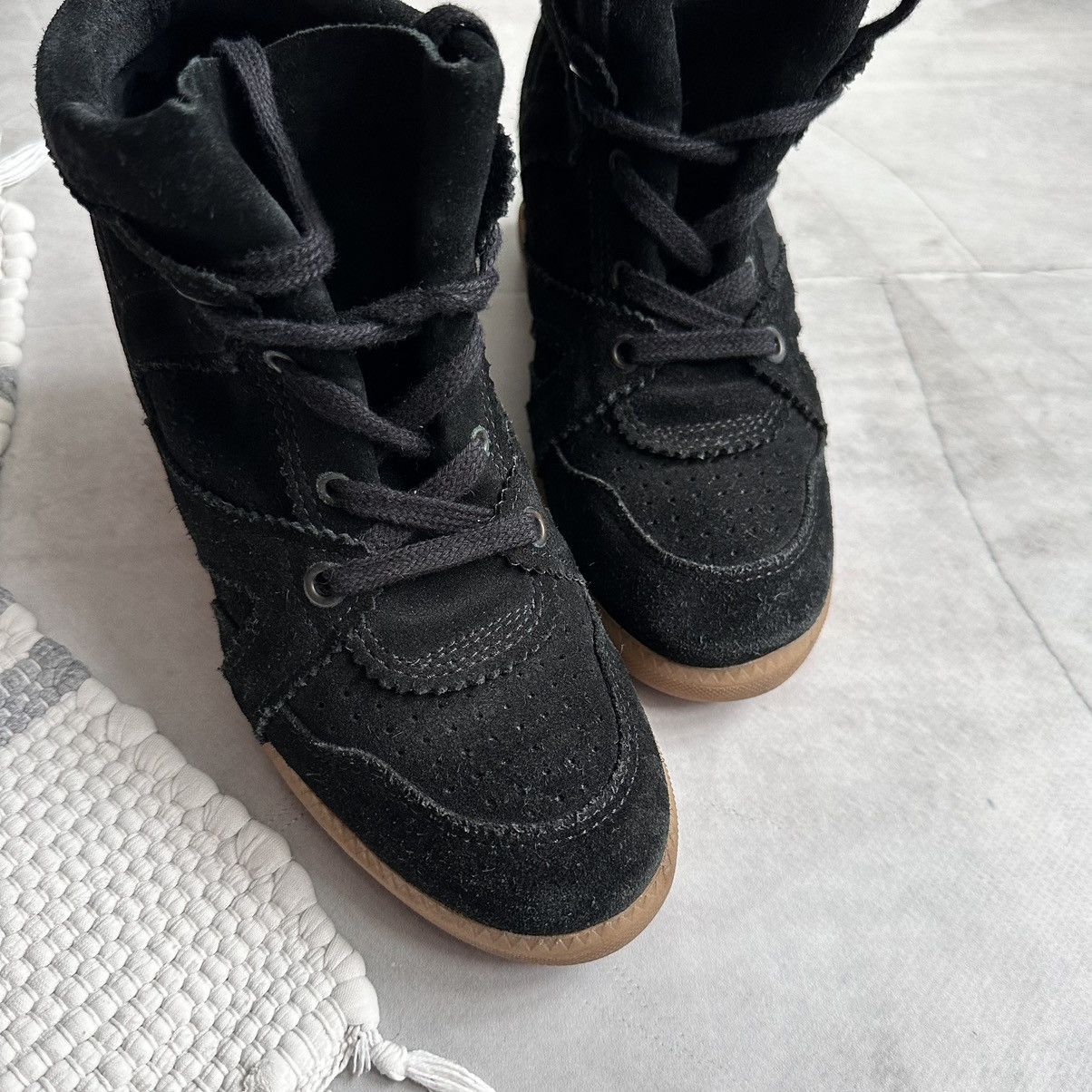 Isabel Marant 00s Isabel Marant Vibe Bobby Bekett Wedge Sneakers Shoes Size US 7 / IT 37 - 5 Thumbnail