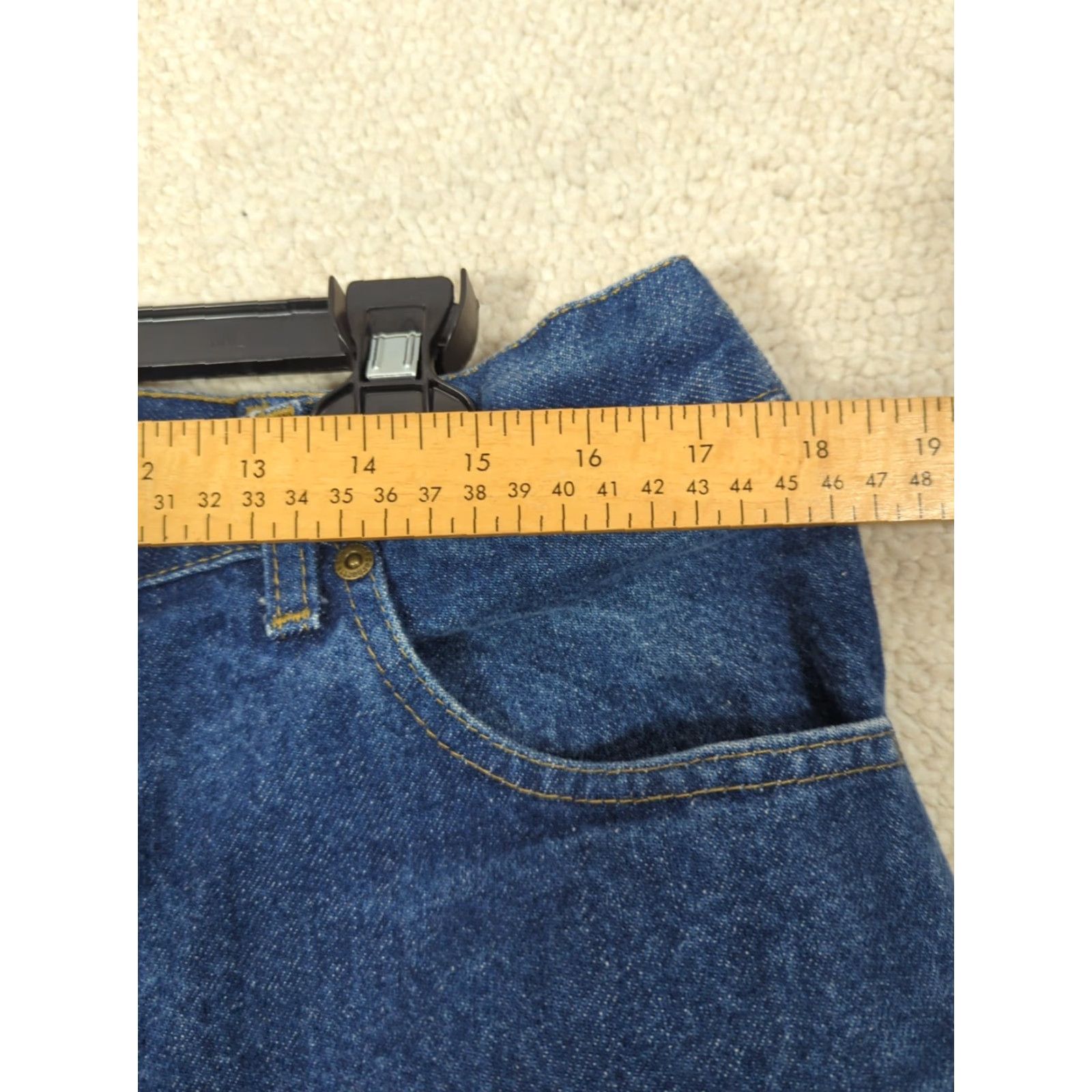 Carhartt Carhartt Jeans Men 38X30 Denim Blue 5-Pocket Work Utility Regular Tan? Size US 38 / EU 54 - 6 Thumbnail