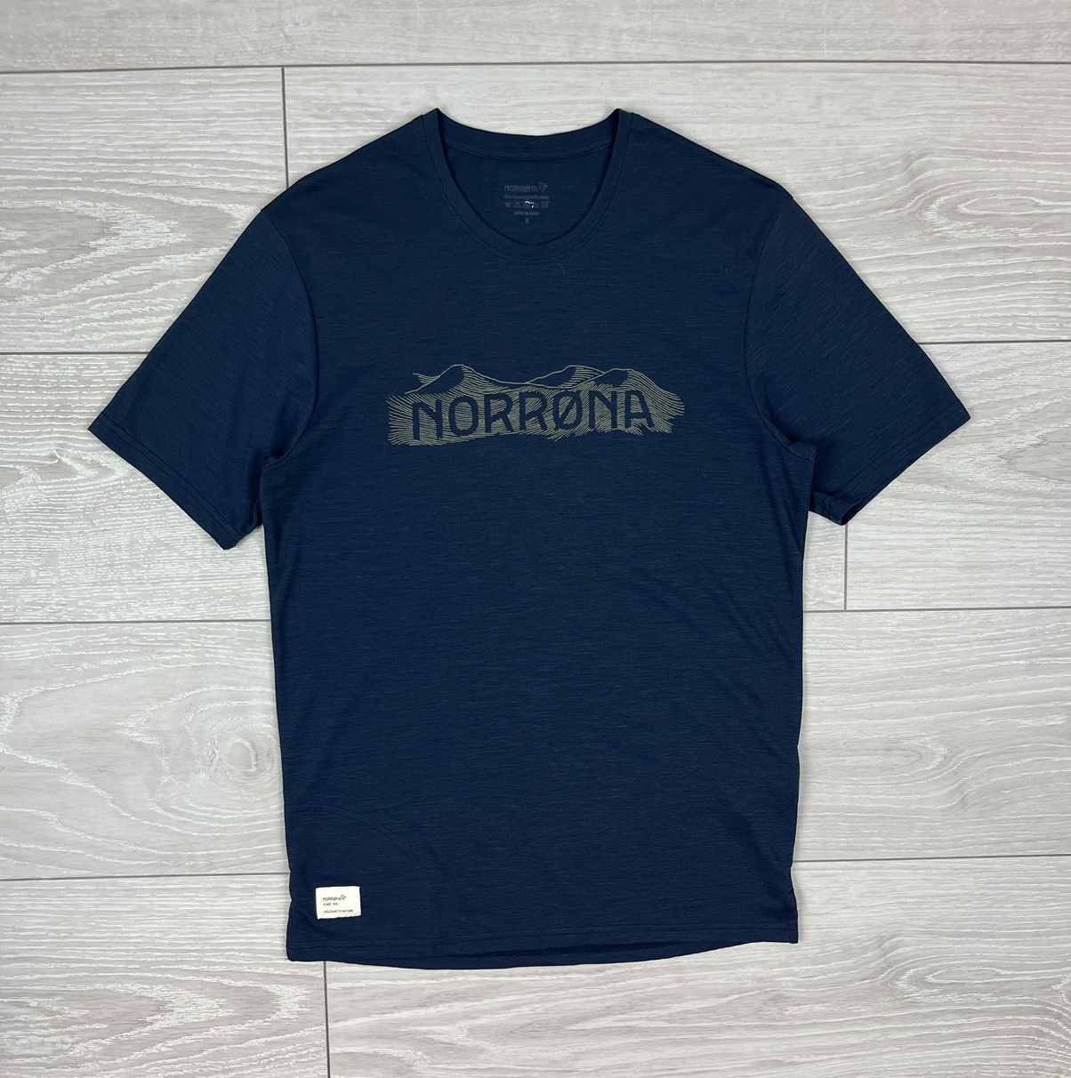 Norrona Norrona Svalbard Wool Logo Outdoor T Shirt Size US S / EU 44-46 / 1 - 1 Thumbnail