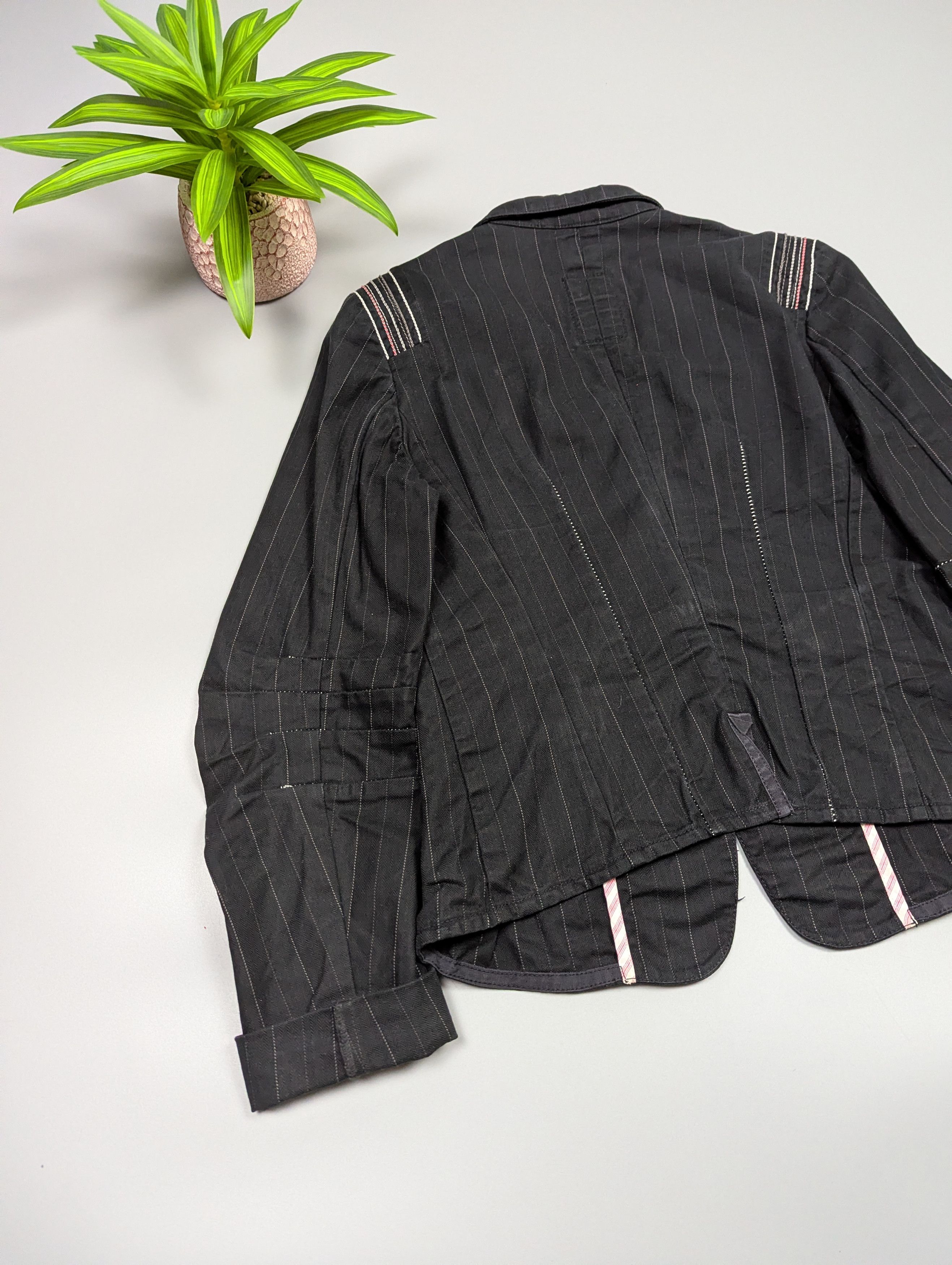 Marithe + Francois Girbaud Rare Marithé François Girbaud Architectural Tailoring Jacket Size XS / US 0-2 / IT 36-38 - 18 Thumbnail