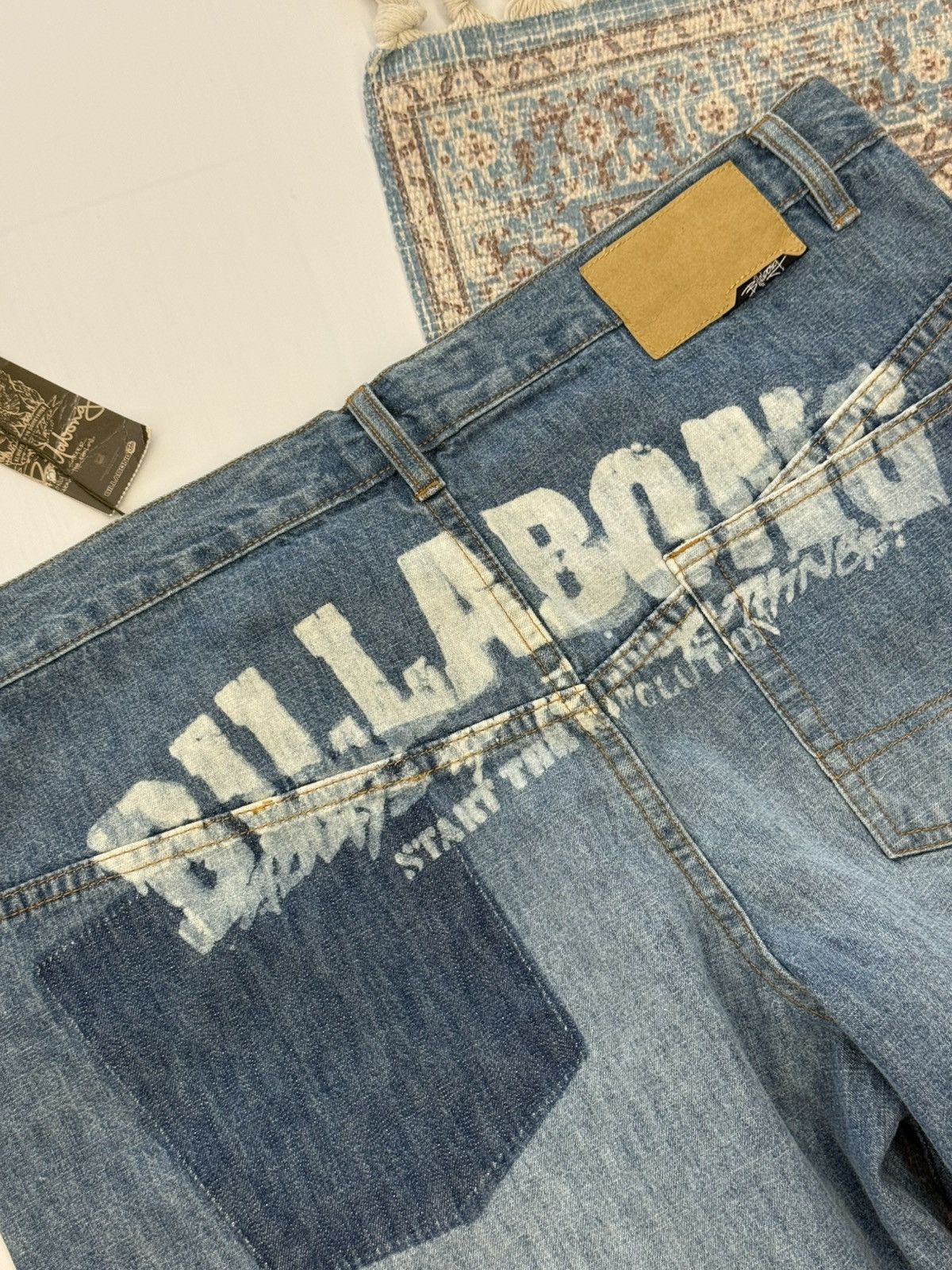 Billabong Vintage BillaBong nwt Crazy Y2K Surf Jeans Denim Pants XL Size US 36 / EU 52 - 6 Thumbnail