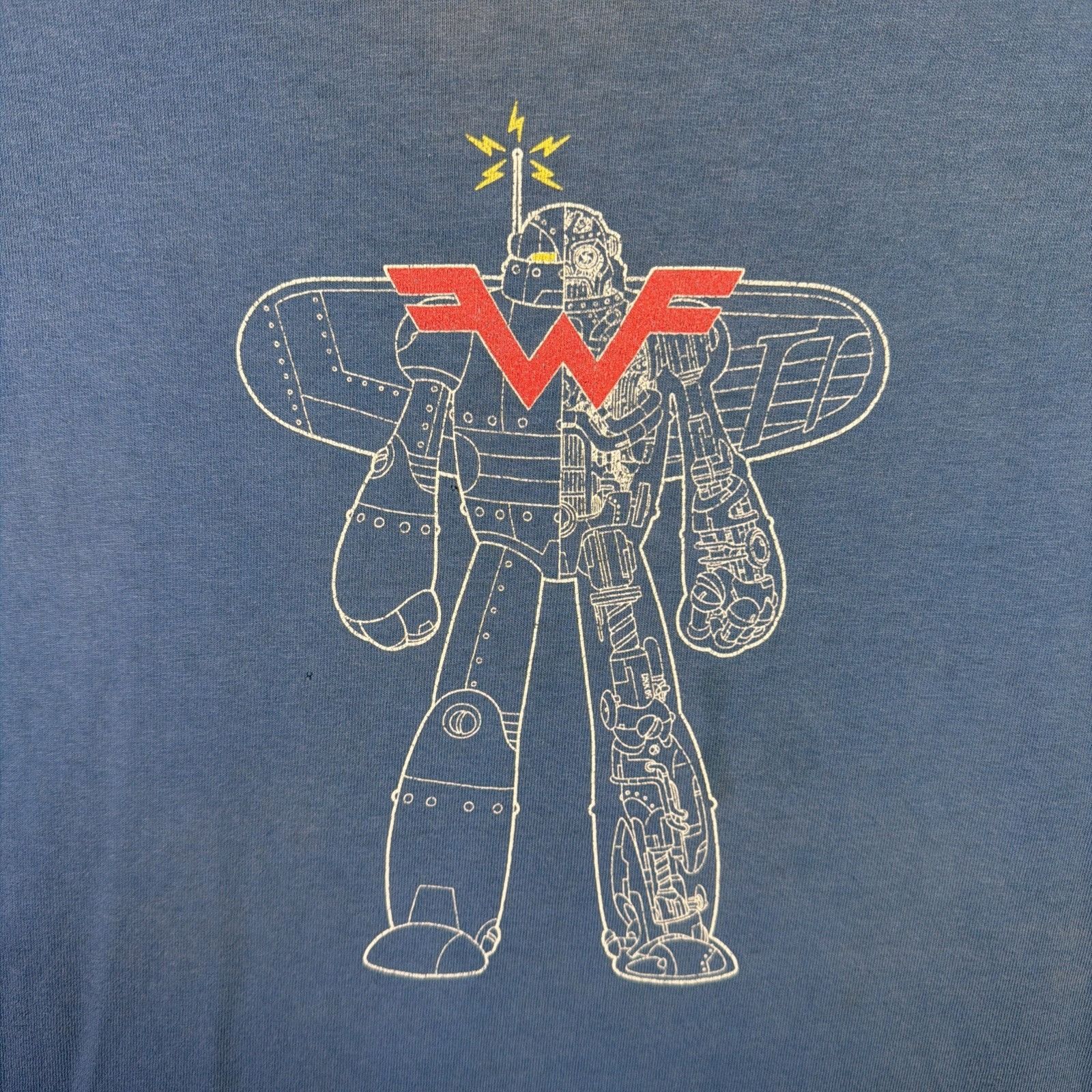 Band Tees Vintage Weezer Shirt Mens XL Blue 90s Band Tee Music Rock Size US XL / EU 56 / 4 - 4 Thumbnail