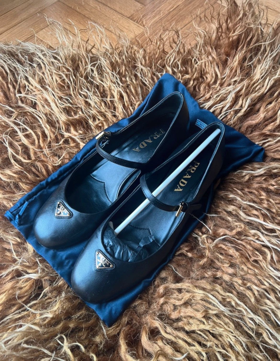 Prada PRADA Mary Jane leather pumps Size US 9.5 / IT 39.5 - 2 Thumbnail