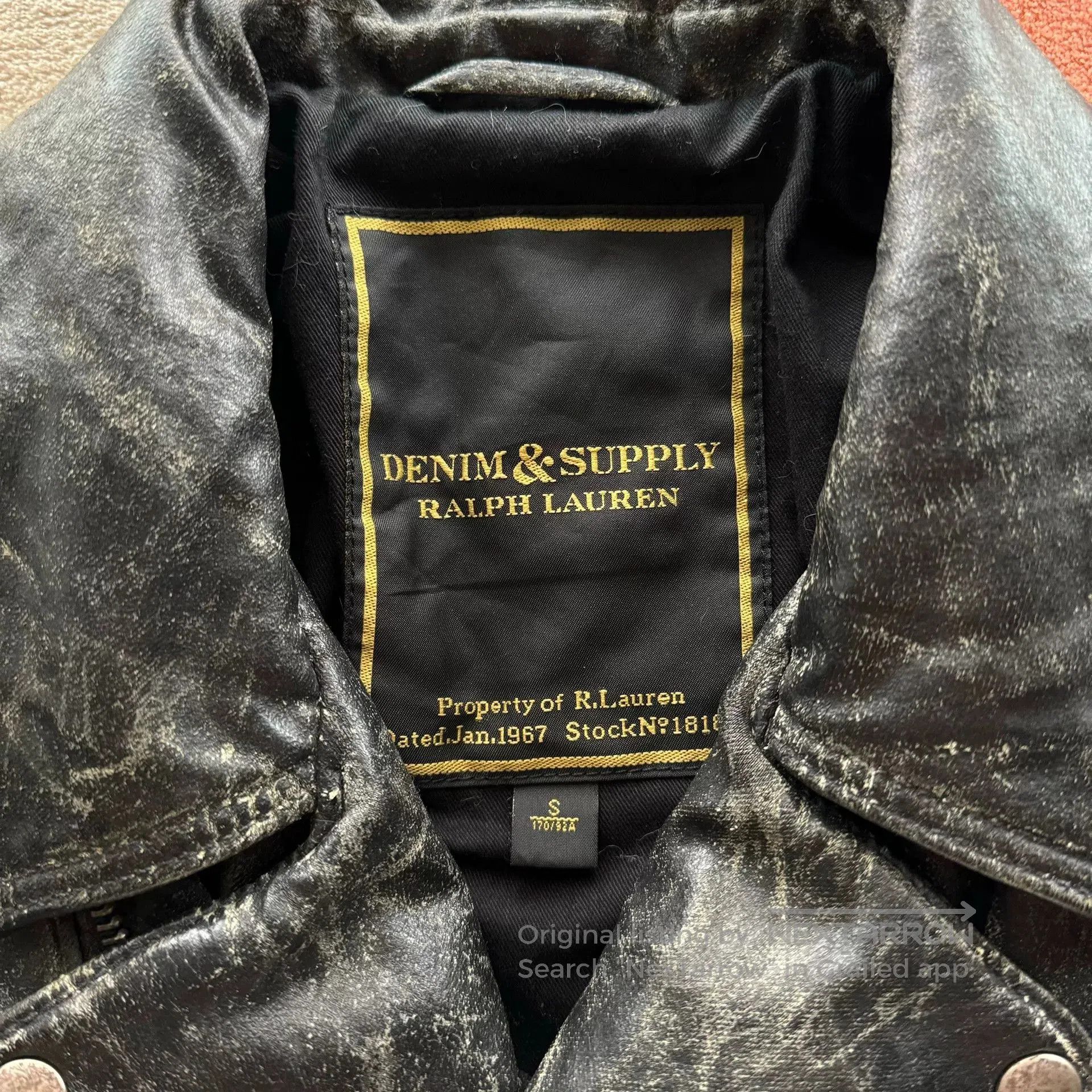 Denim & Supply Ralph Lauren Denim Supply Ralph Lauren Coated Biker Jacket. Size US S / EU 44-46 / 1 - 4 Thumbnail