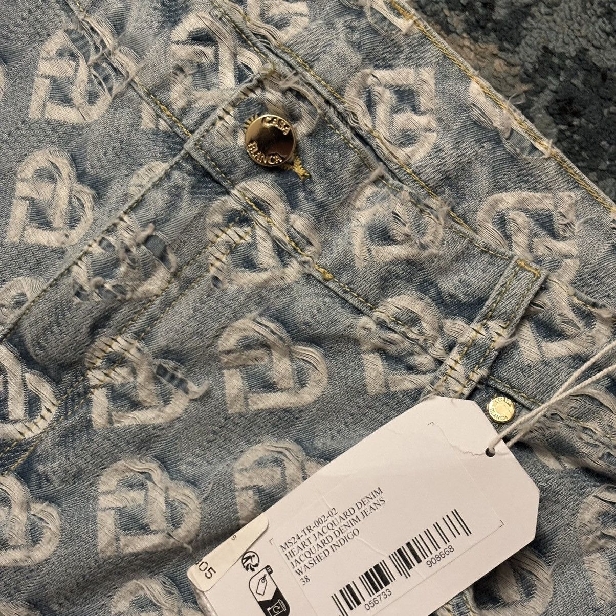 Casablanca Casablanca Monogram Indigo Jeans Size 38 Brand New Size US 38 / EU 54 - 3 Thumbnail