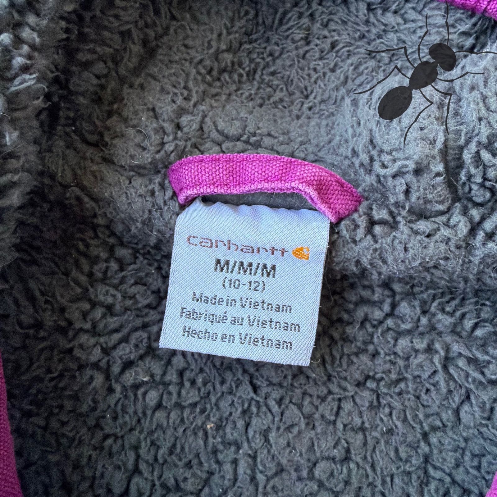 Carhartt × Vintage Carhartt YOUTH purple sierra hooded work wear jacket Size US M / EU 48-50 / 2 - 4 Thumbnail