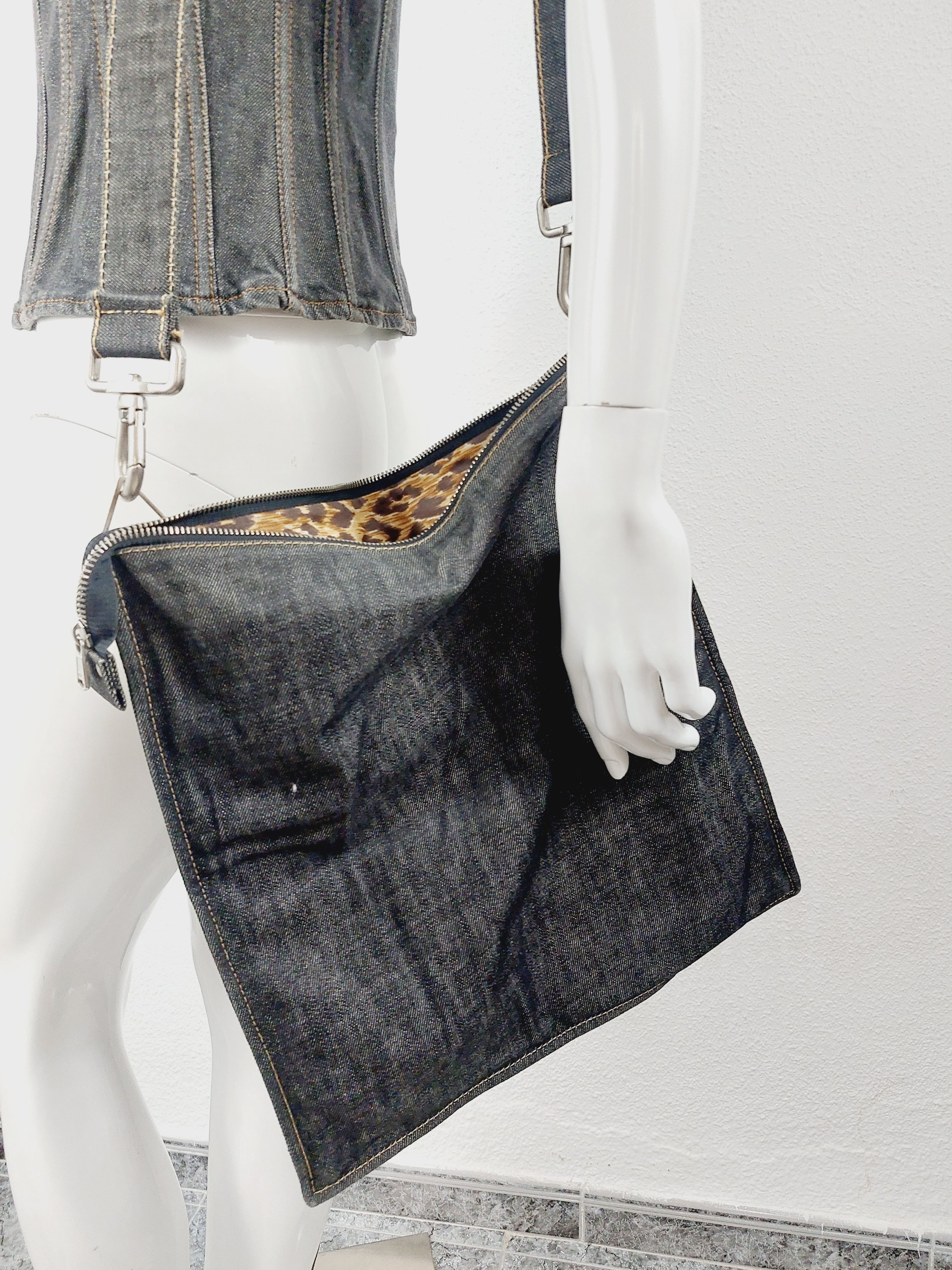 Dolce & Gabbana Dolce & Gabbana denim zipper Zip Crossbody Shoulder Bag Size ONE SIZE - 6 Thumbnail